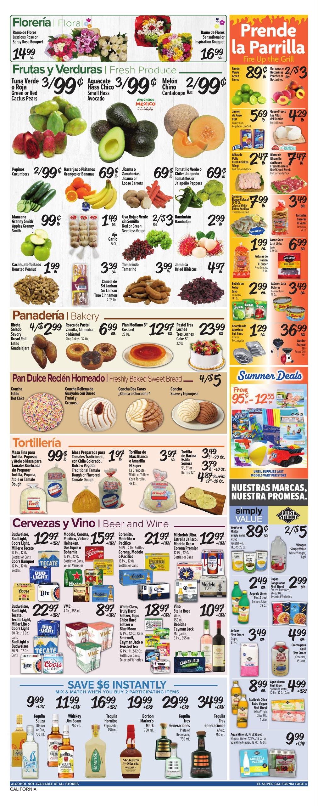 El Super (Alhambra Area, CA) Weekly Ad August 5 - 11, 2026