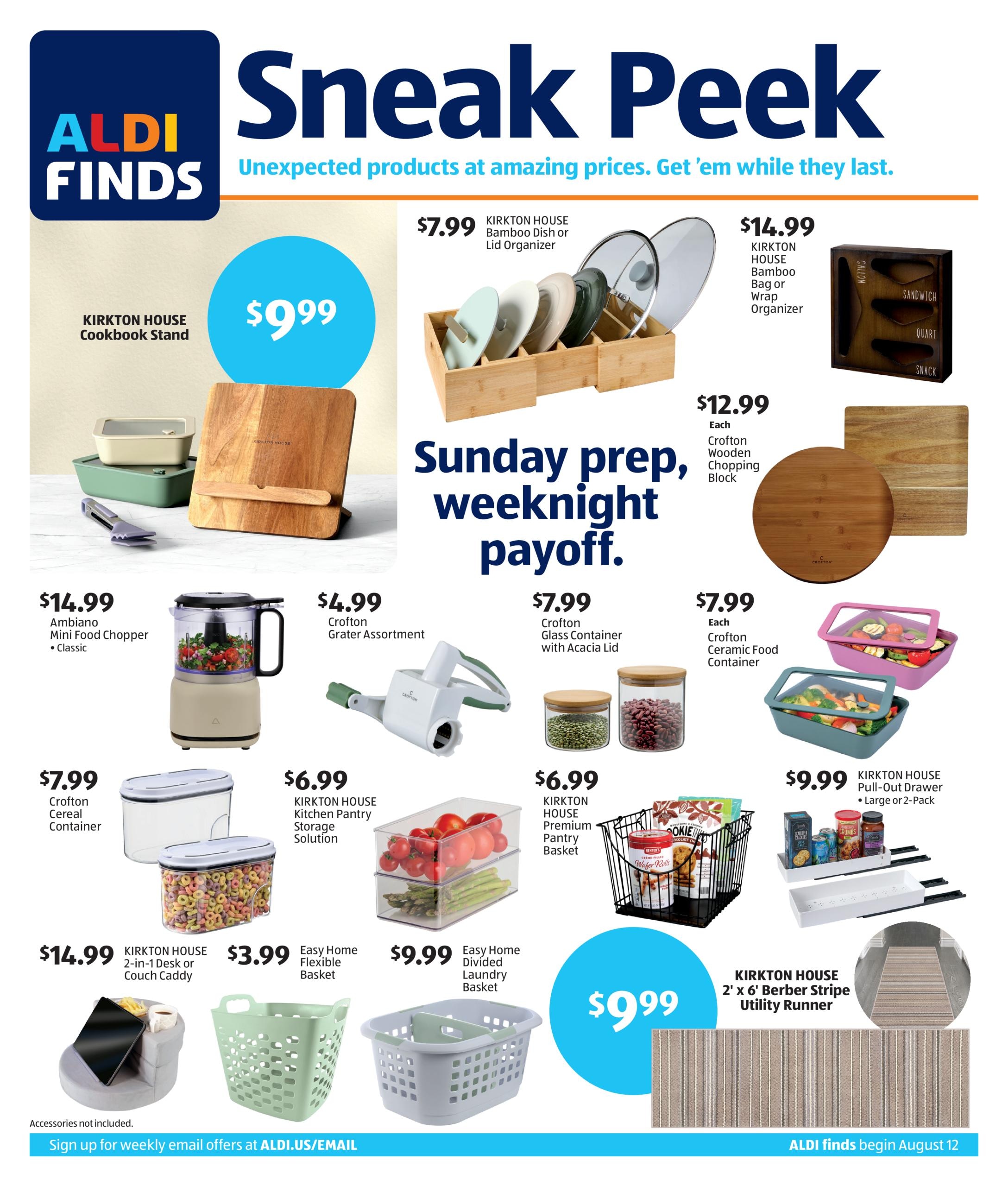 ALDI In Store Weekly Ad August 12 - 18, 2026