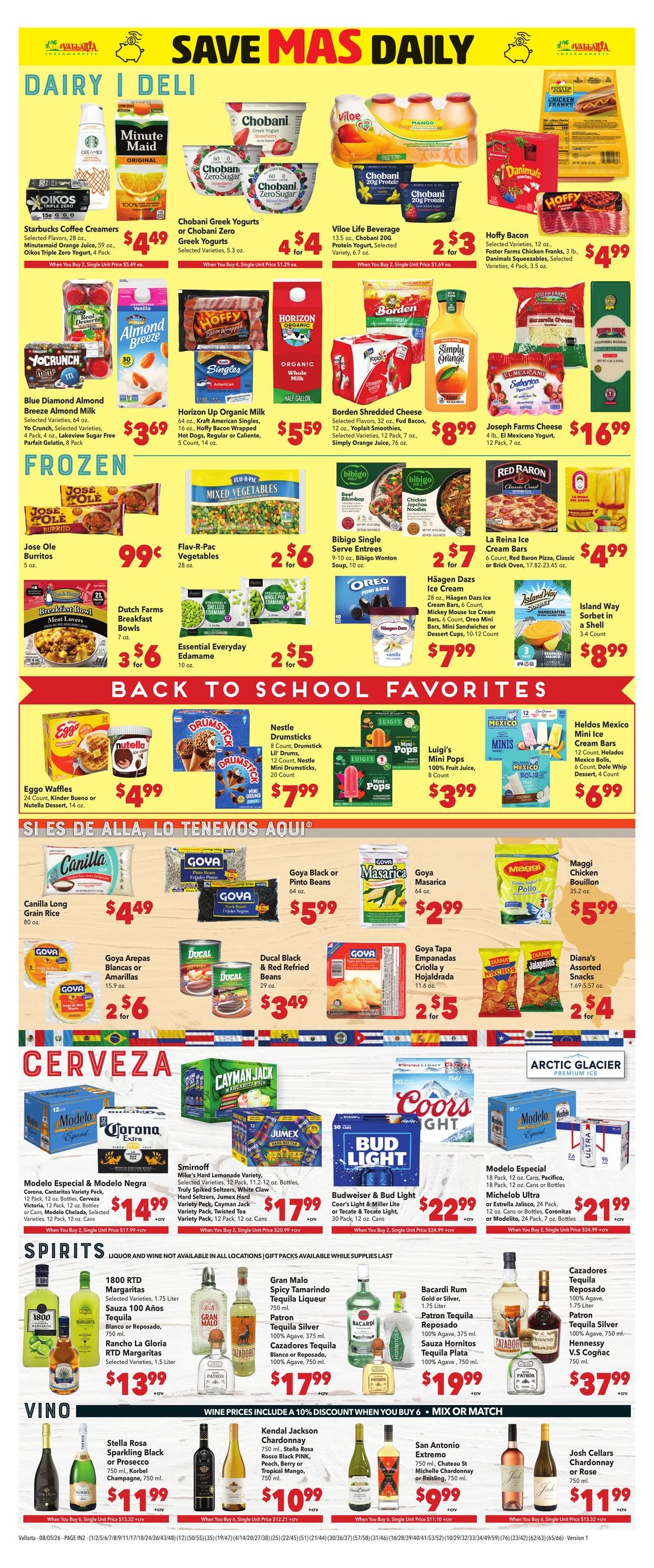 Vallarta Supermarkets (Anaheim Area, CA) Grocery Savings Weekly Ad August 5 - 11, 2026