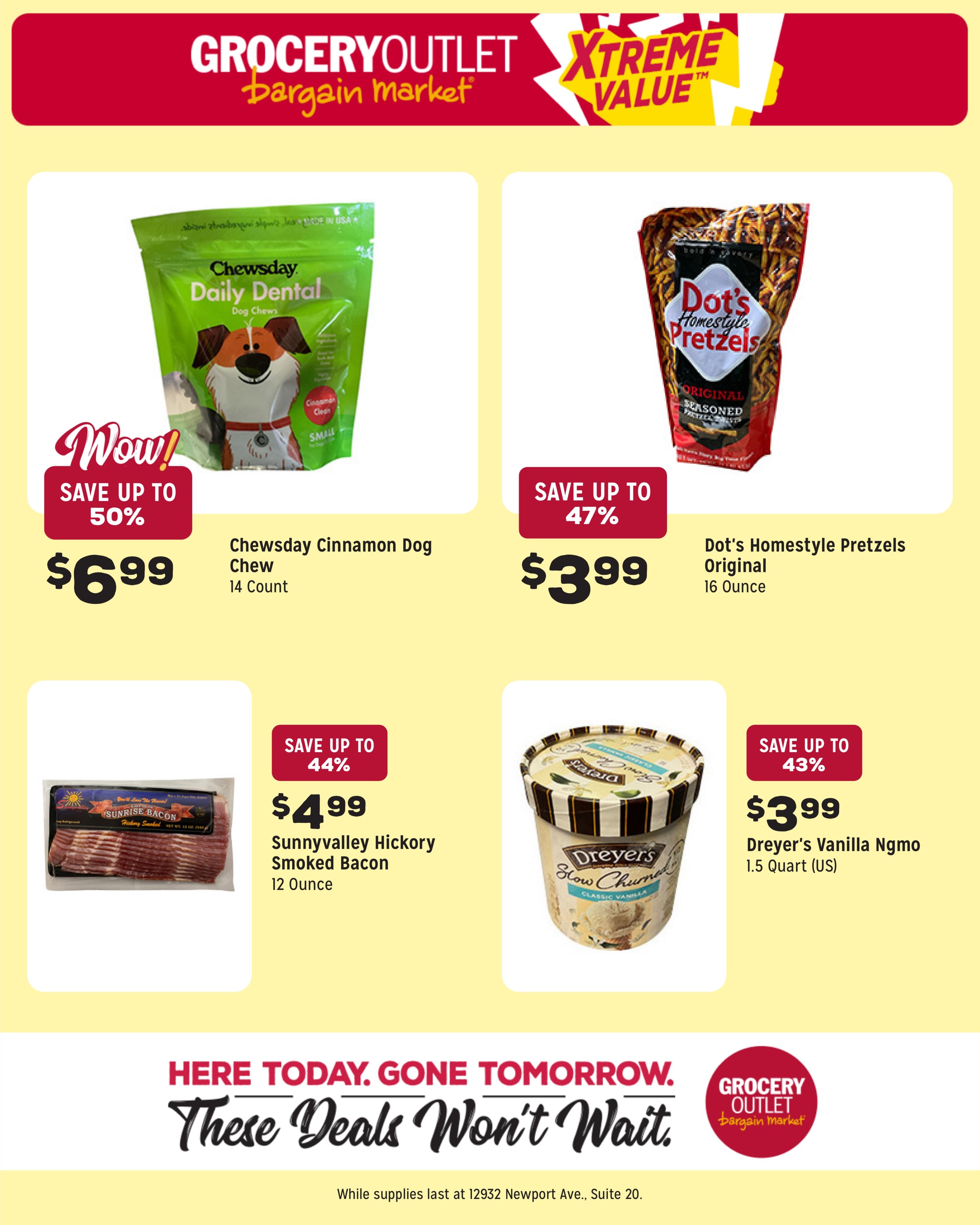 Grocery Outlet (Irvine–Orange Area, CA) Weekly Ad August 5 - 11, 2026