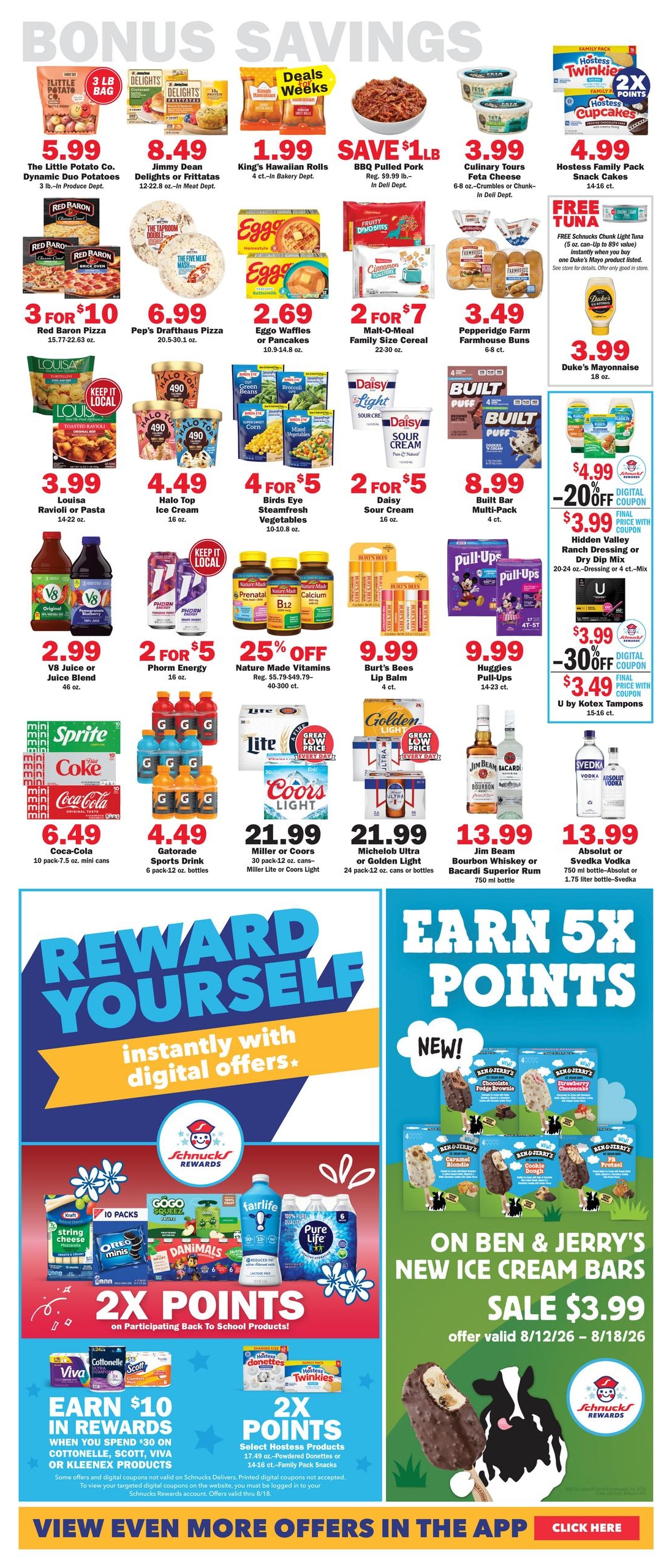 Schnucks (Park Hills–Bismarck Area, MO) Weekly Print Weekly Ad August 12 - 18, 2026