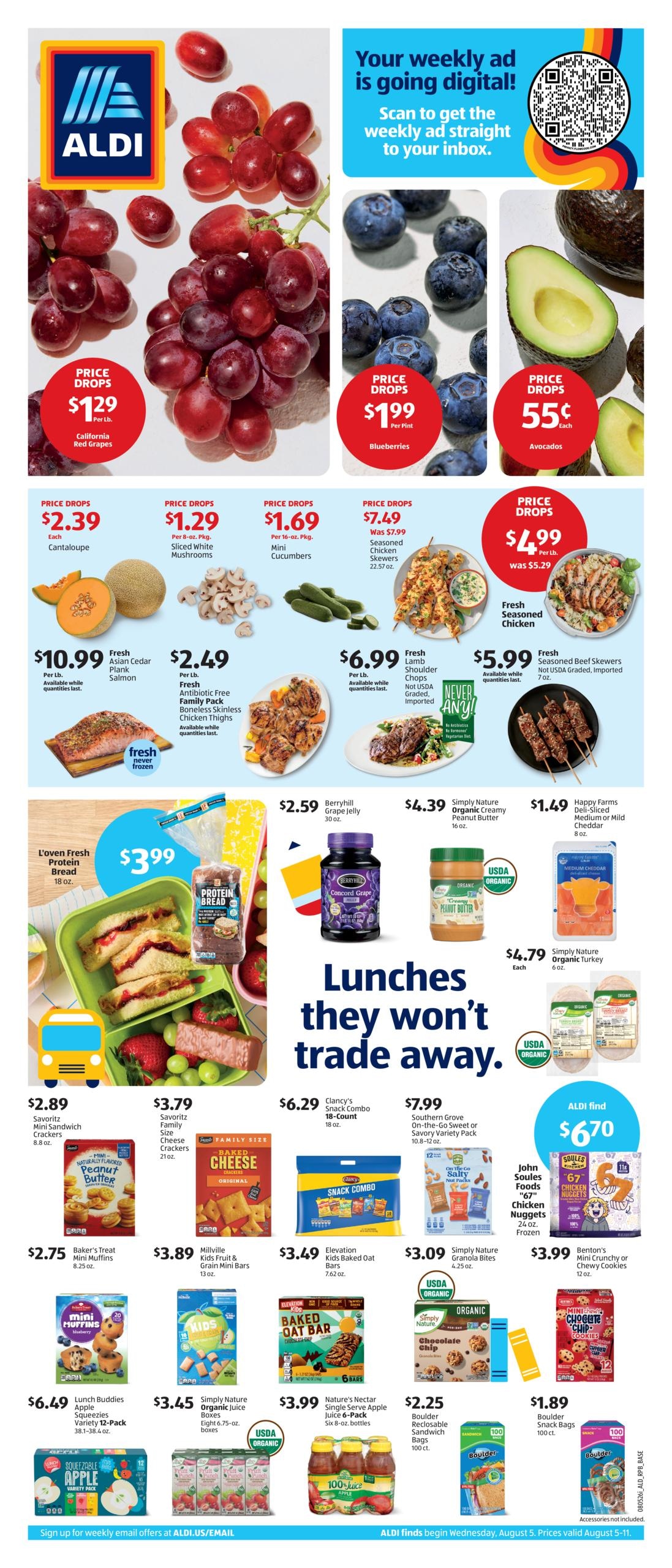 ALDI (Boca Raton Area, FL) Weekly Ad August 5 - 11, 2026