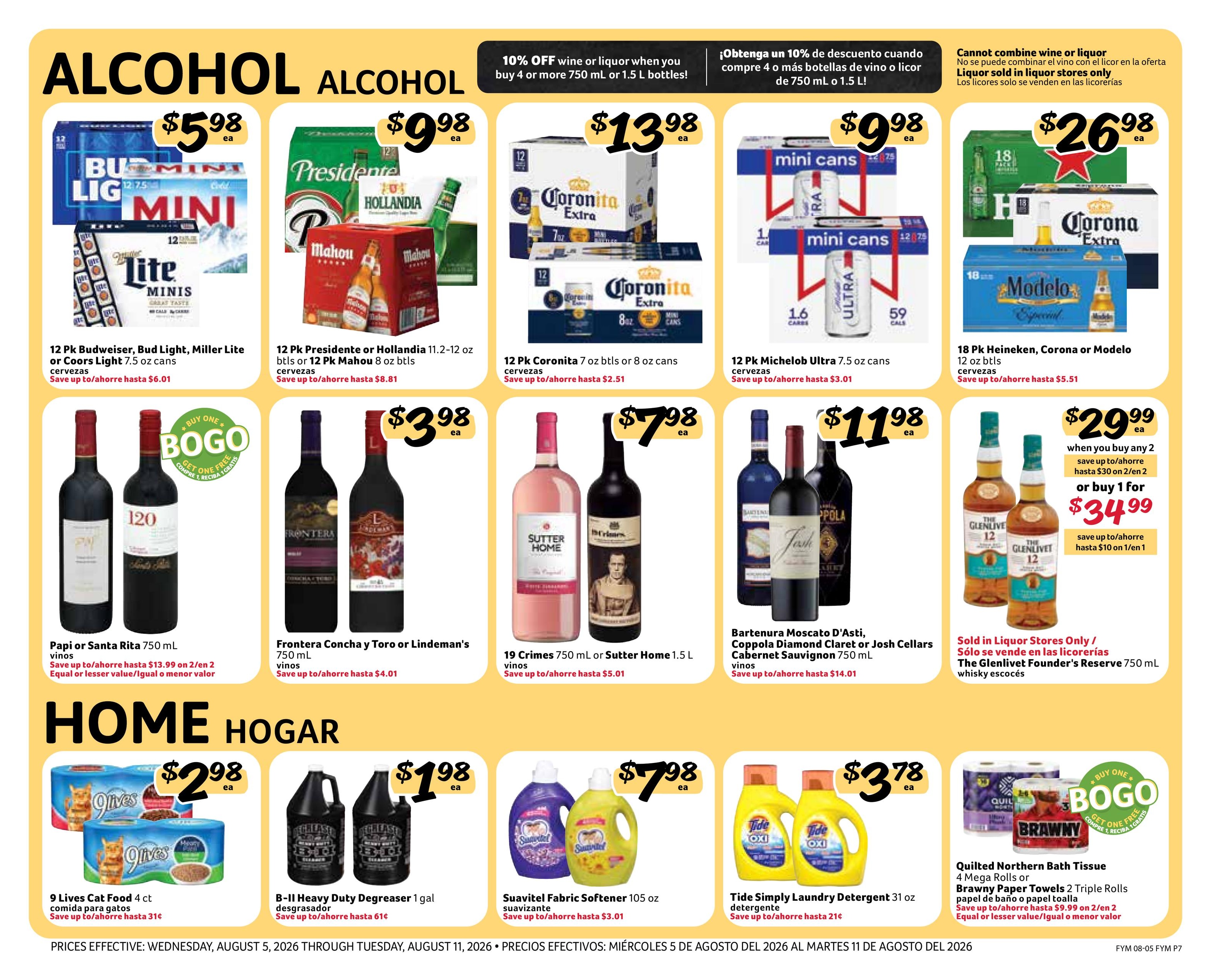 Fresco Y Mas (FL) Weekly Ad August 5 - 11, 2026