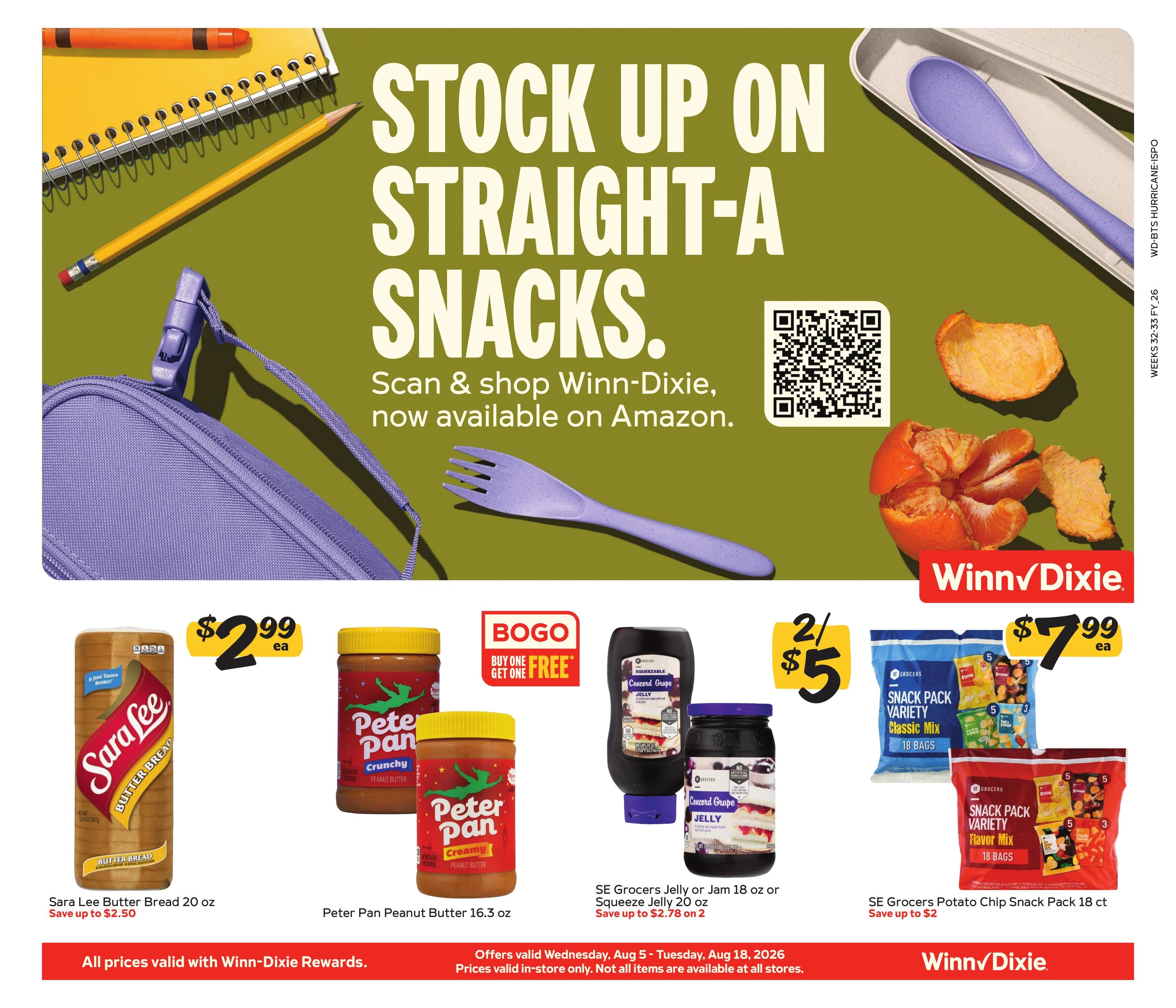 Winn-Dixie In-Store Weekly Ad August 5 - 18, 2026