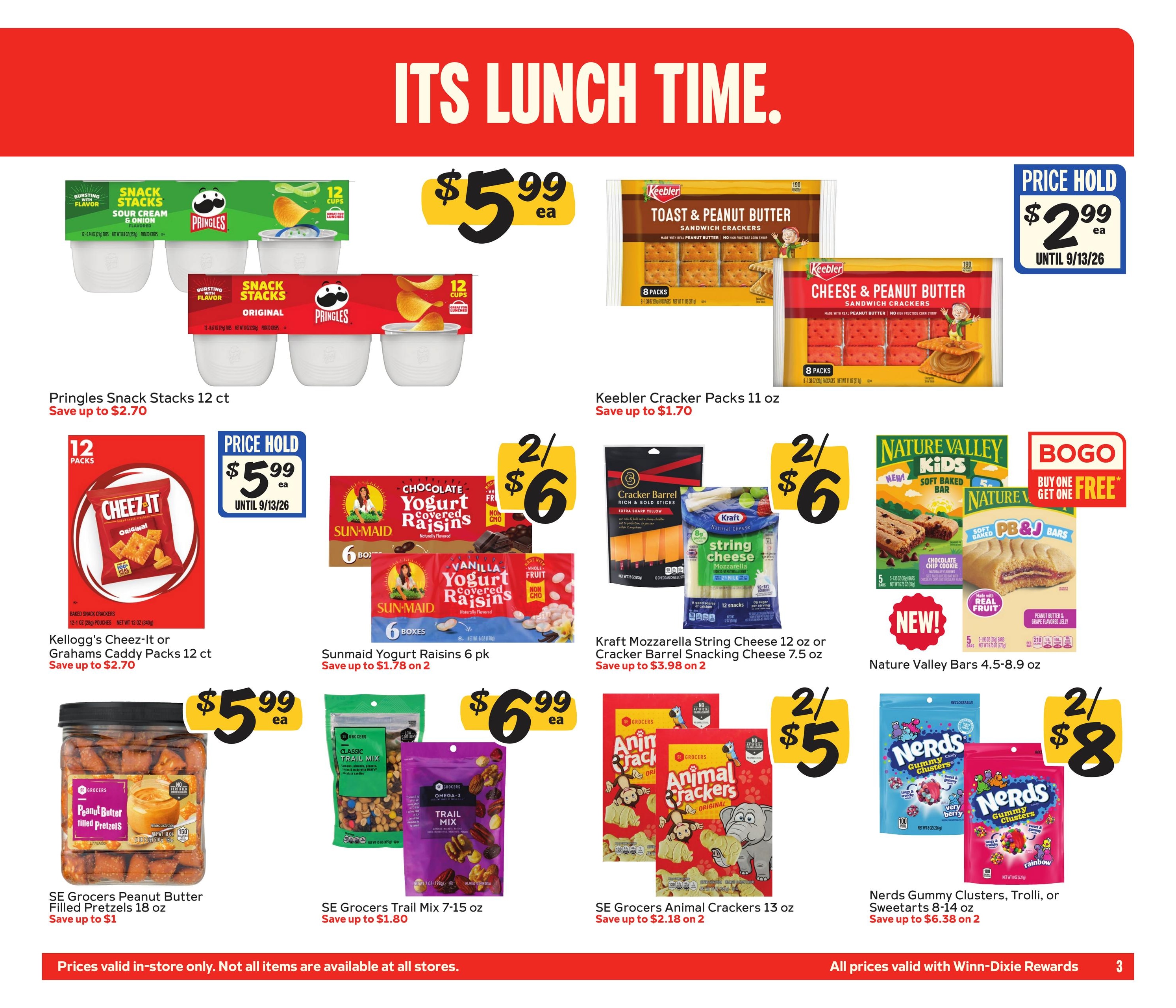 Winn-Dixie In-Store Weekly Ad August 5 - 18, 2026