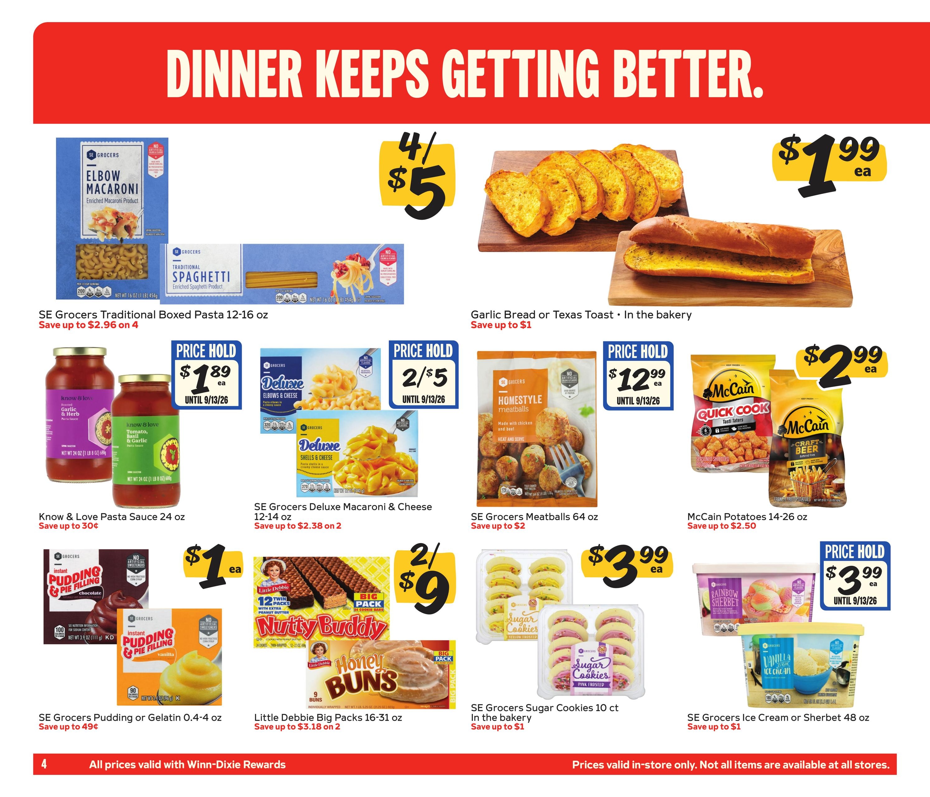Winn-Dixie In-Store Weekly Ad August 5 - 18, 2026