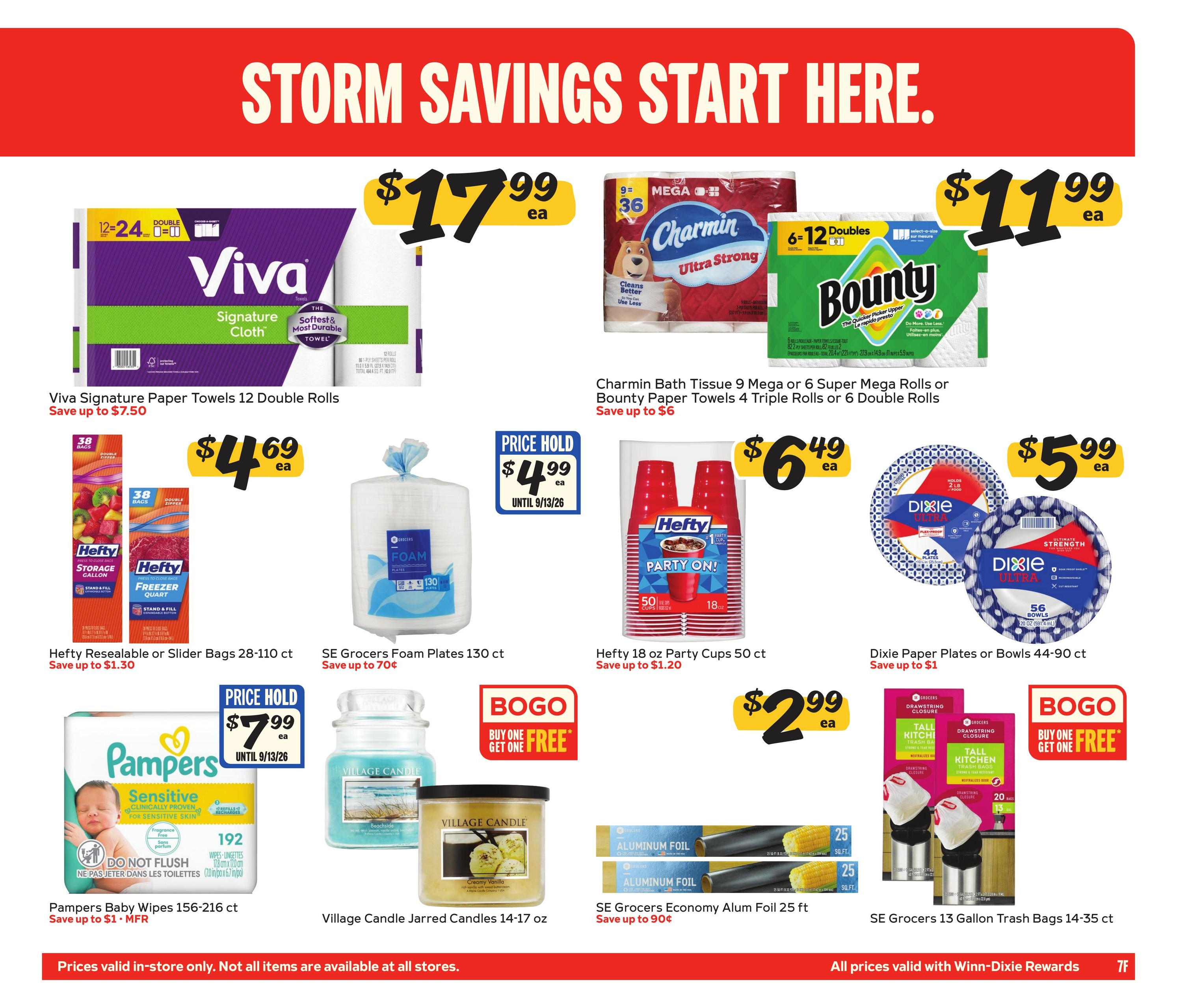 Winn-Dixie In-Store Weekly Ad August 5 - 18, 2026