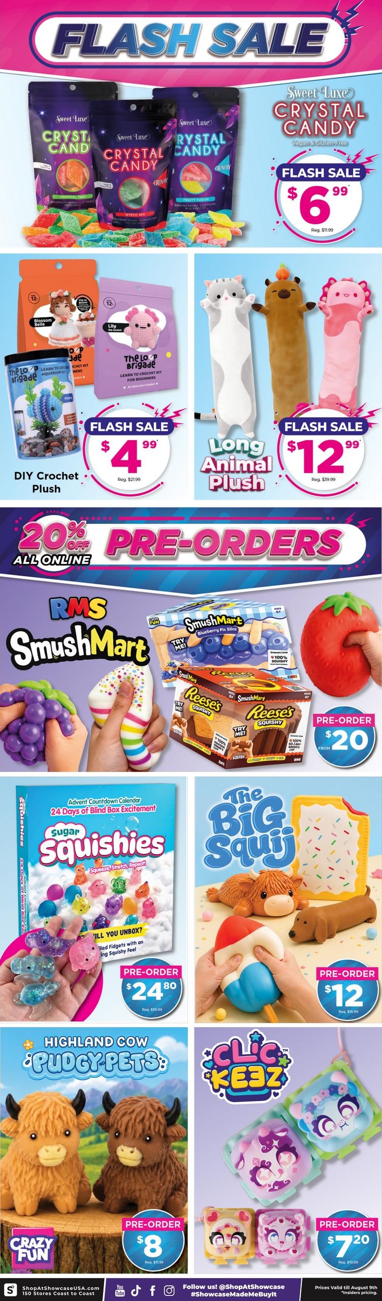 Showcase US Weekly Ad August 3 - 9, 2026