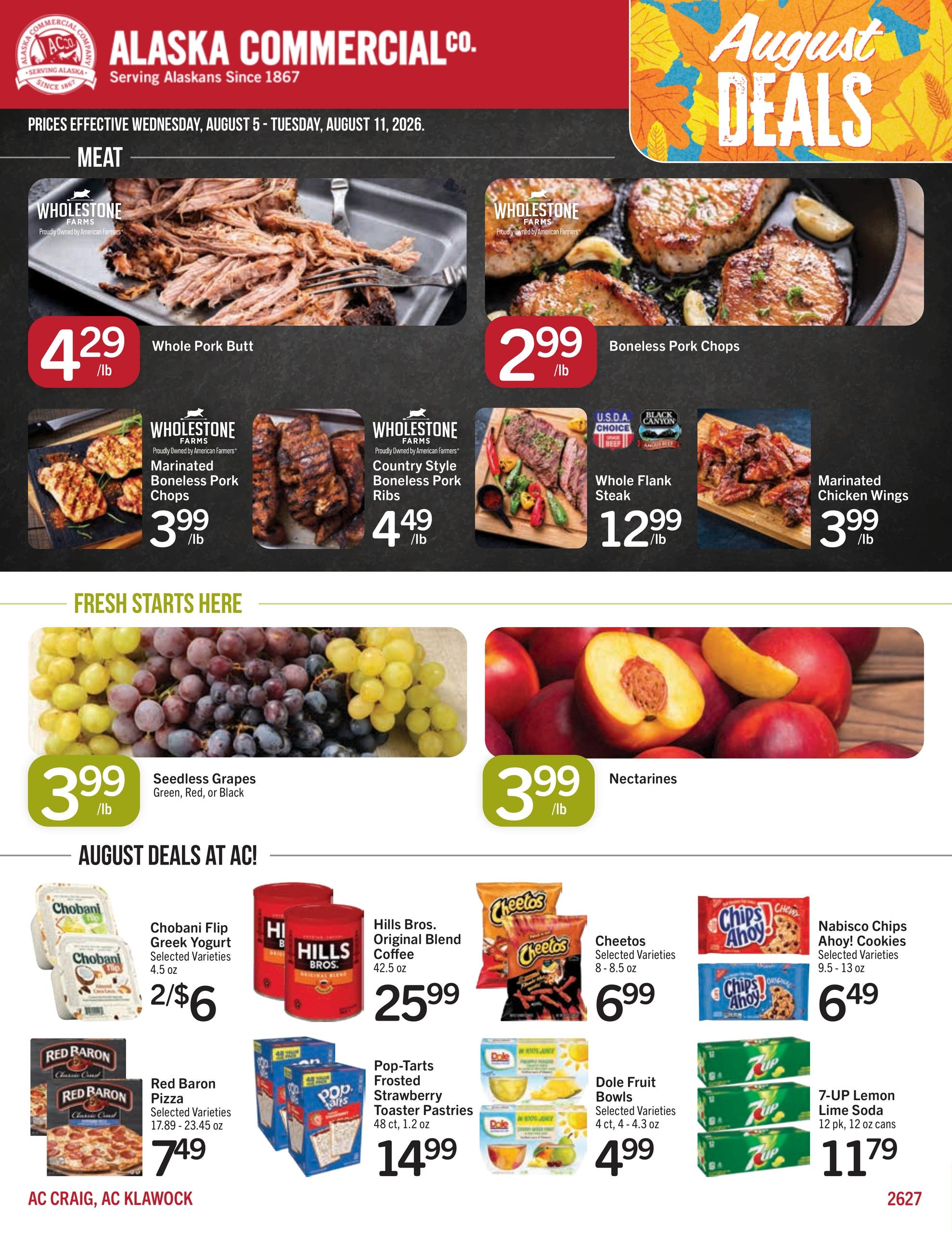 Alaska Commercial Weekly Ad August 5 - 11, 2026