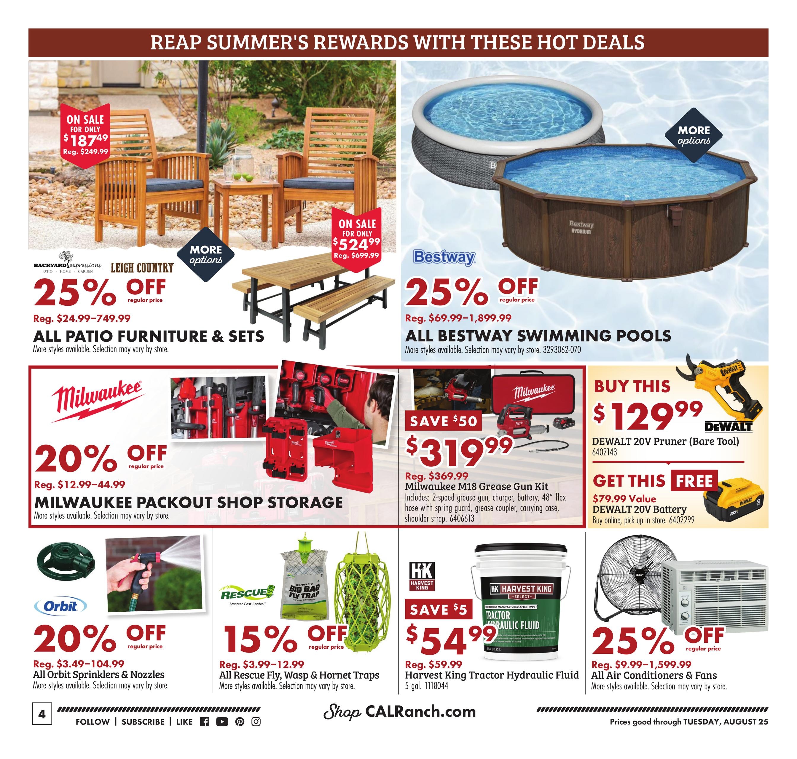 C-A-L Ranch Stores (AZ, NV, UT) Summer Harvest Savings Weekly Ad August 5 - 25, 2026