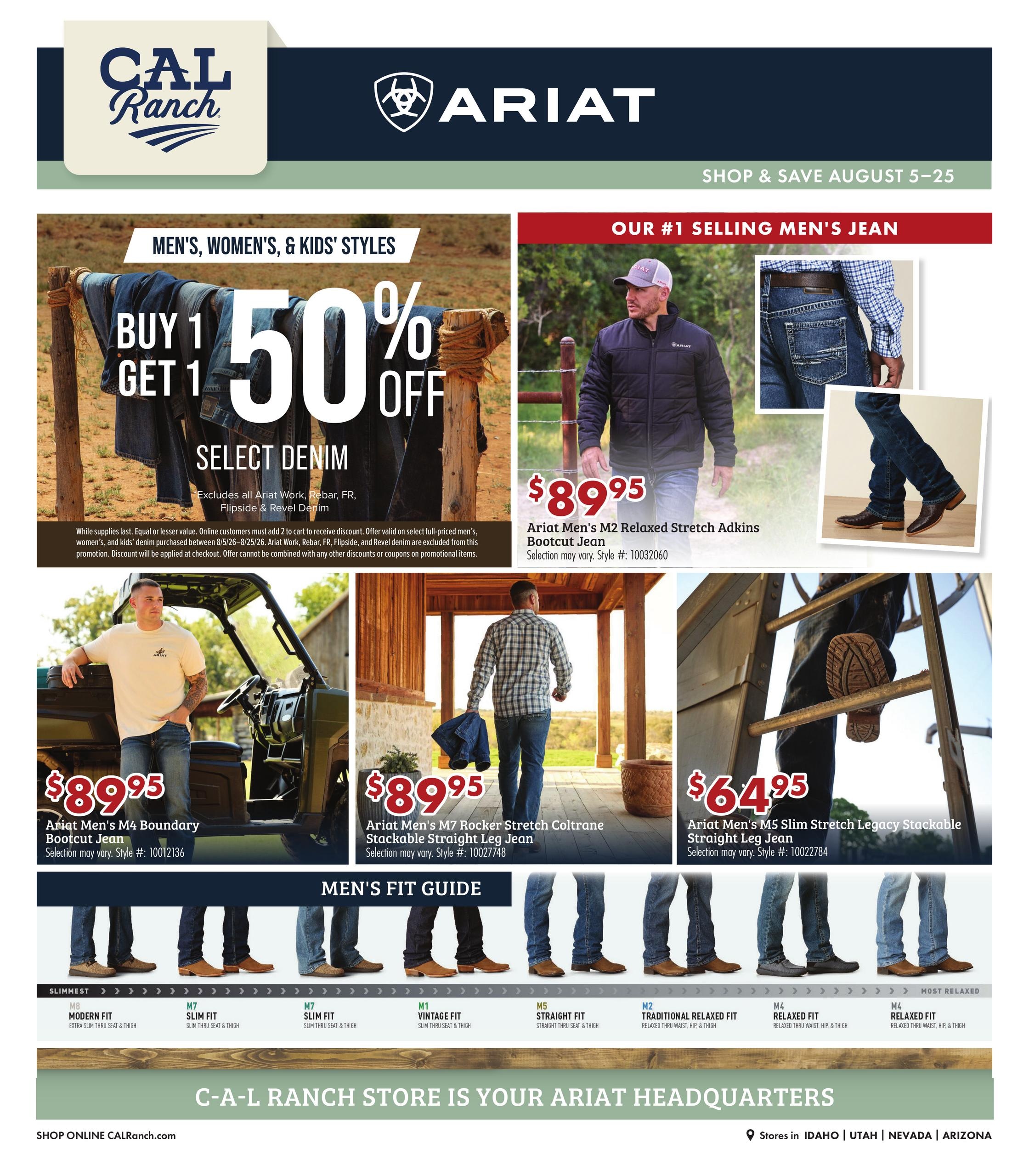 C-A-L Ranch Stores (AZ, NV, UT) Summer Harvest Savings Weekly Ad August 5 - 25, 2026