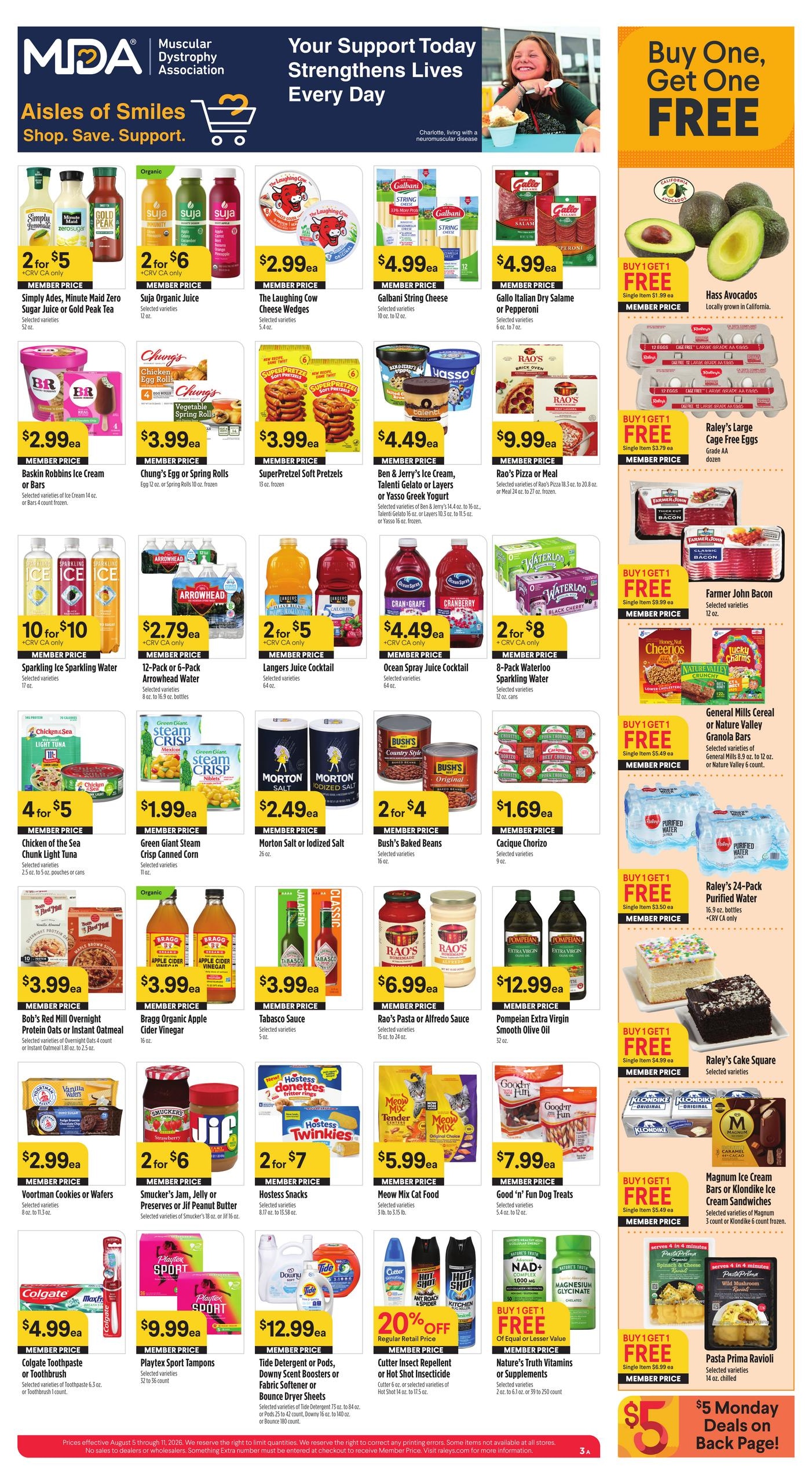 Raley's Weekly Ad August 5 - 11, 2026