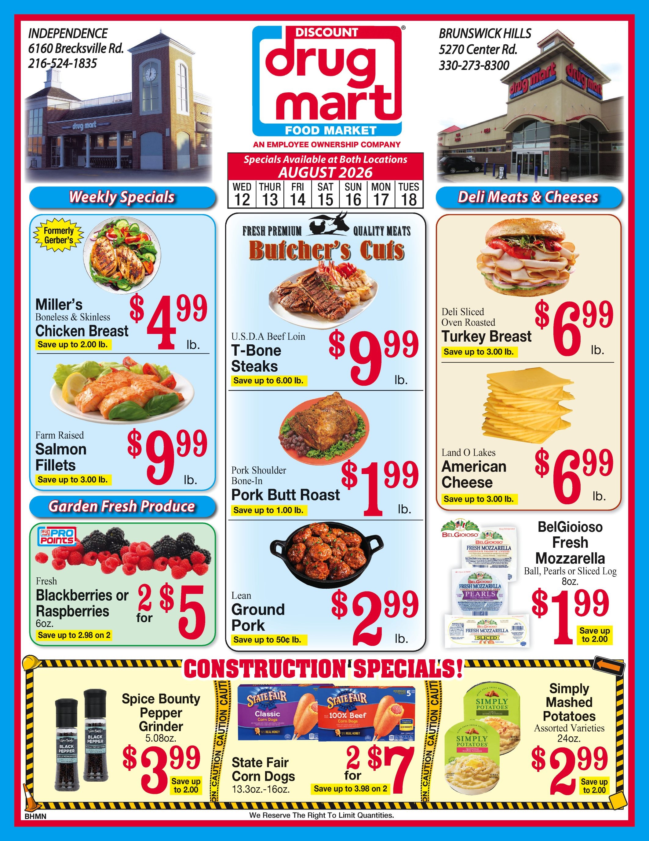 Discount Drug Mart (Ohio) Weekly Ad August 12 - 18, 2026
