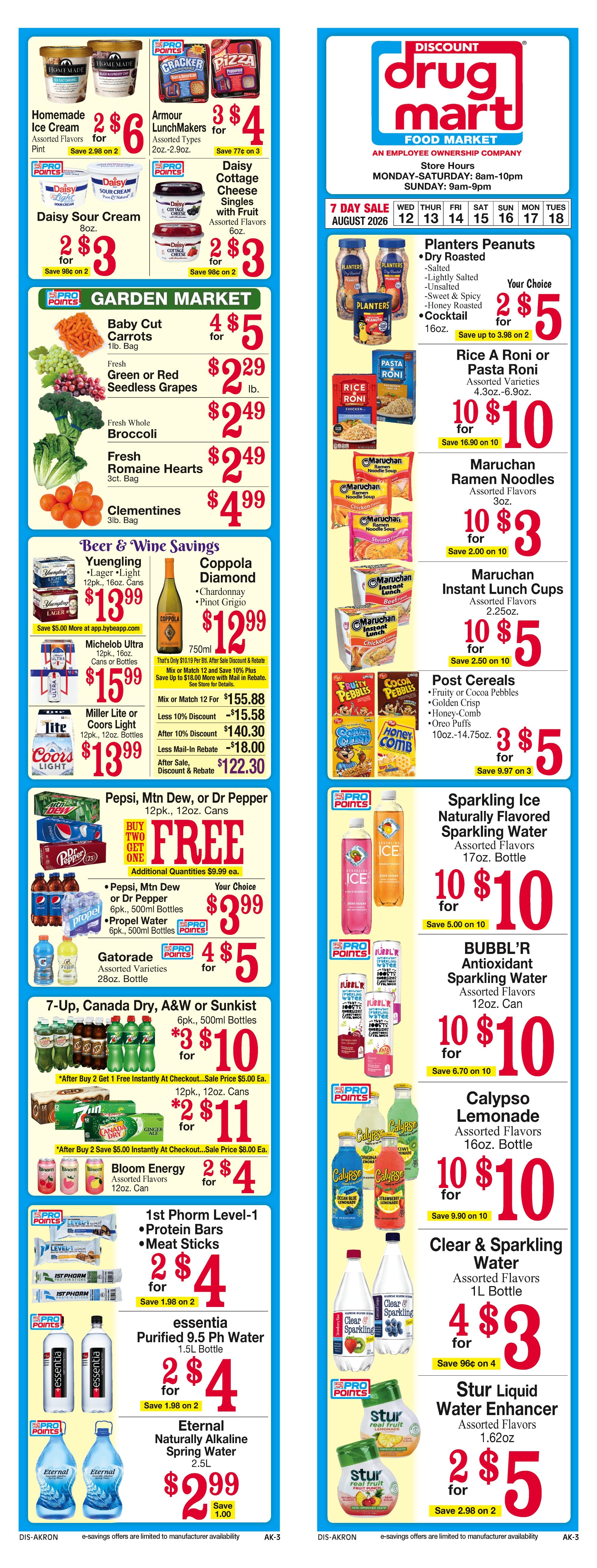 Discount Drug Mart (Ohio) Weekly Ad August 12 - 18, 2026