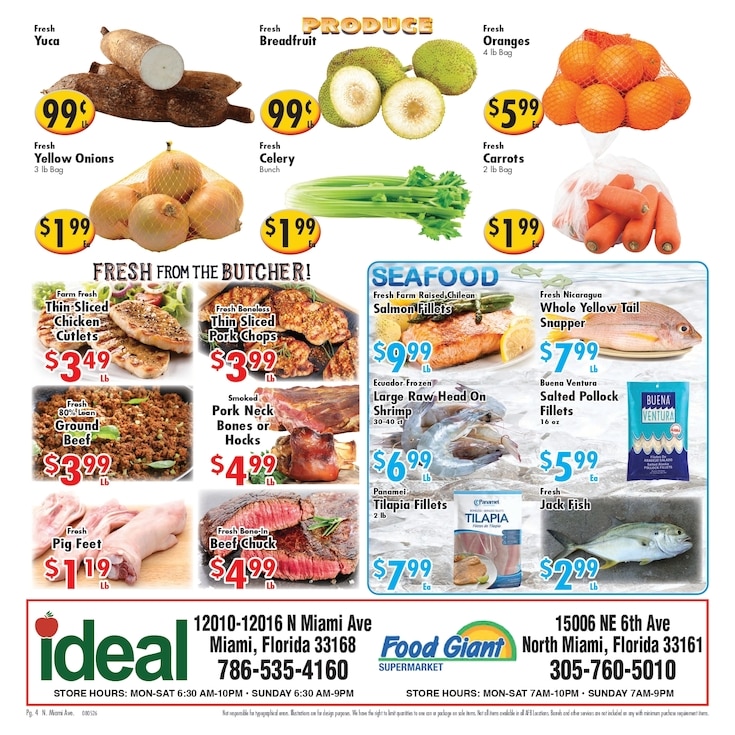 Ideal Food Basket (Miami, FL) Weekly Ad August 5 - 11, 2026