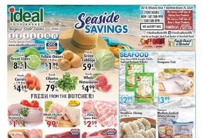 Ideal Food Basket (202 West Hillsboro Blvd, Deerfield Beach, FL) Weekly Ad August 5 - 11, 2026