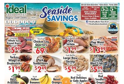 Ideal Food Basket (308 East Dania Blvd, Dania Beach, FL) Weekly Ad August 5 - 11, 2026