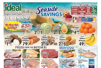 Ideal Food Basket (4075 South Goldenrod Road, Orlando, FL) Weekly Ad August 5 - 11, 2026