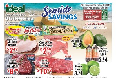 Ideal Food Basket (7611 Causeway Blvd, Tampa, FL) Weekly Ad August 5 - 11, 2026