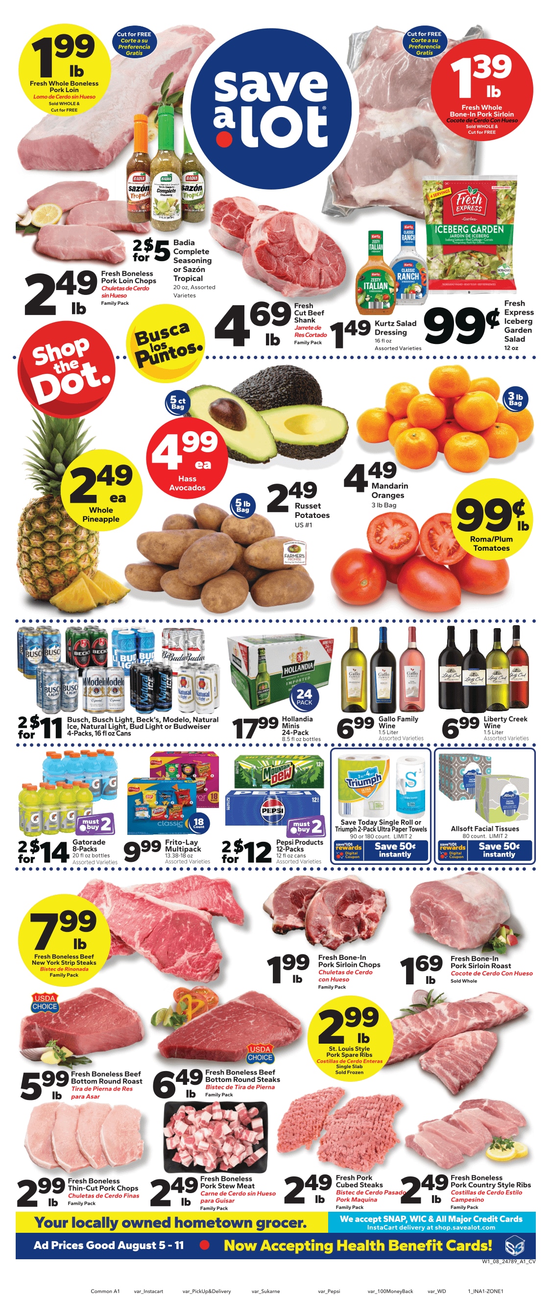 Save a Lot Food Stores (Lehigh Acres, FL) Weekly Ad August 5 - 11, 2026
