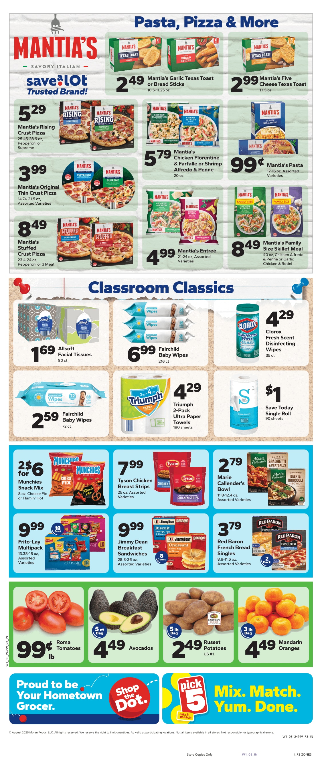 Save a Lot Food Stores (Cincinnati, OH) Weekly Ad August 5 - 11, 2026