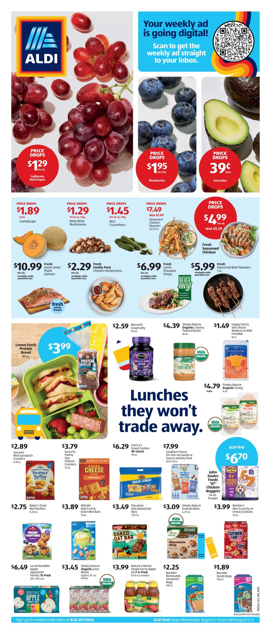 ALDI (TX) Weekly Ad August 5 - 11, 2026