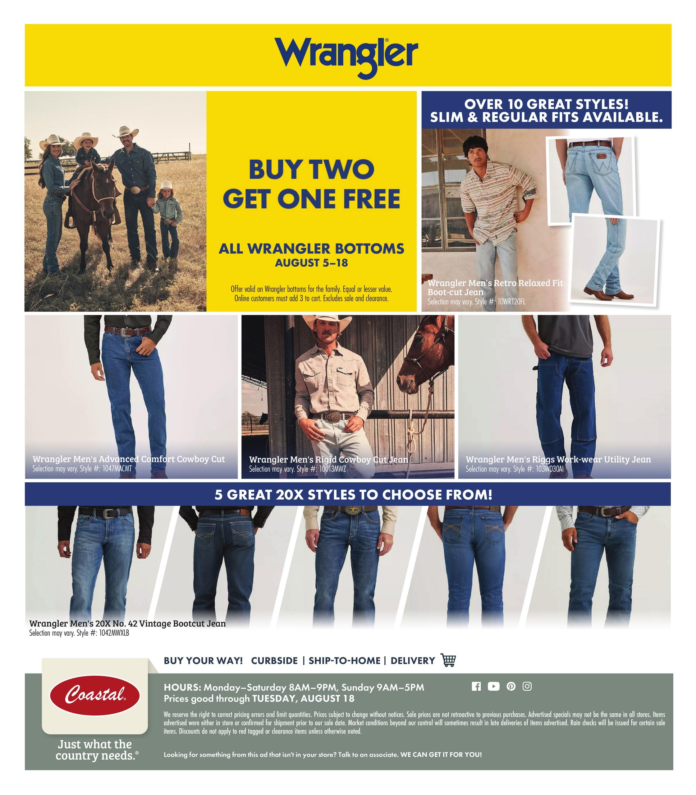 Coastal Farm (OR, WA) Summer Harvest Savings Weekly Ad August 5 - 25, 2026