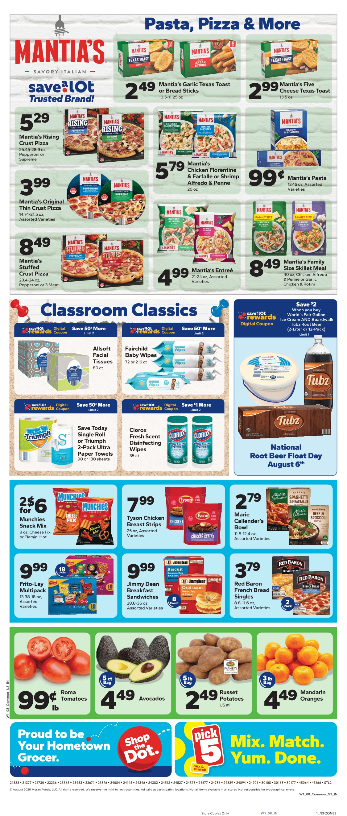Save a Lot Food Stores (Tahlequah, OK) Weekly Ad August 5 - 11, 2026