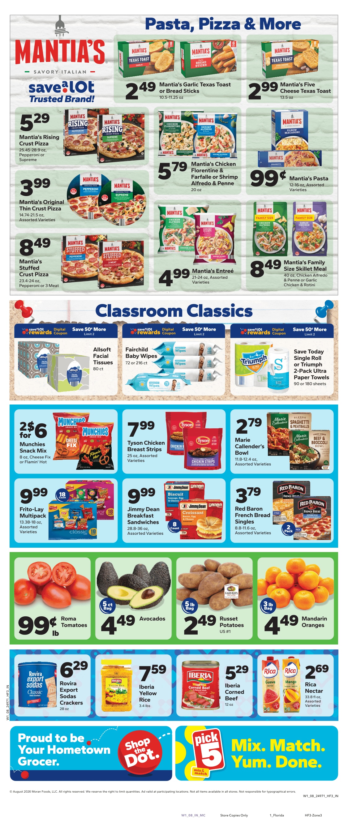 Save a Lot Food Stores (Bronson, FL) Weekly Ad August 5 - 11, 2026