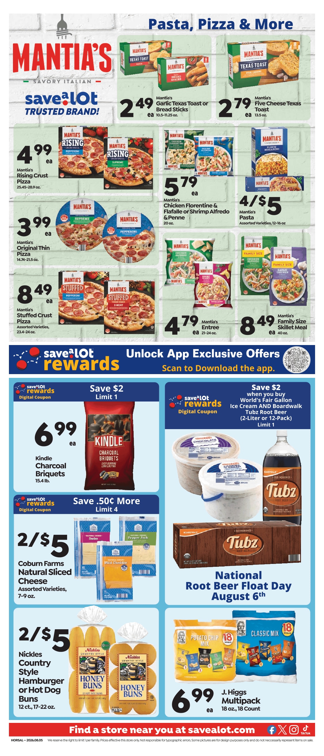 Save a Lot Food Stores (Alliance and other locations, OH) Weekly Ad August 5 - 11, 2026