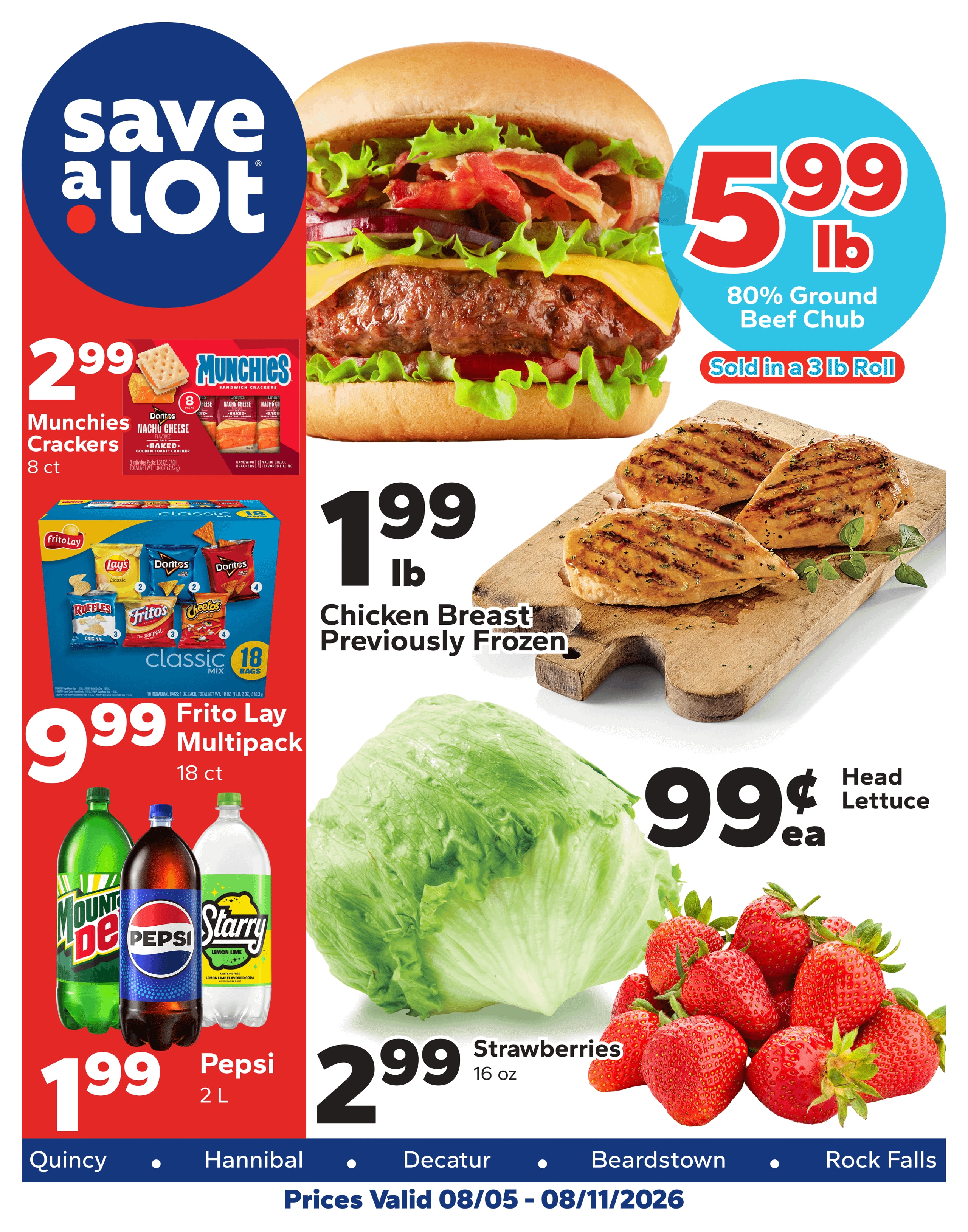 Save a Lot Food Stores (Decatur and other locations, IL) Weekly Ad August 5 - 11, 2026