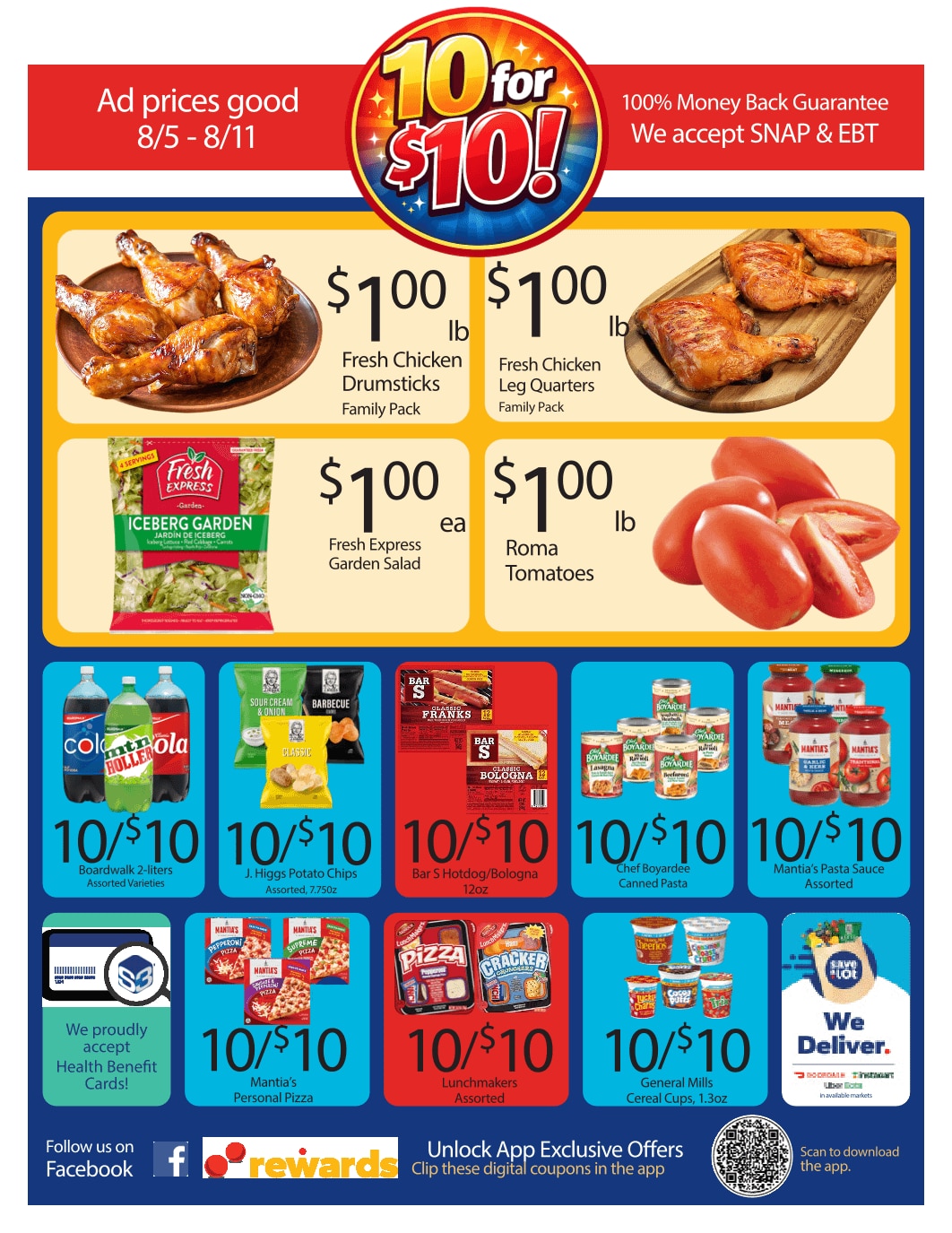 Save a Lot Food Stores (Carlisle and other locations, KY) Weekly Ad August 5 - 11, 2026
