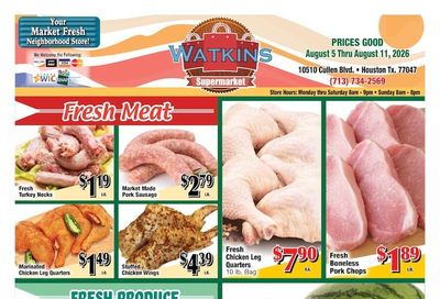 Watkins Supermarket Weekly Ad August 5 - 11, 2026
