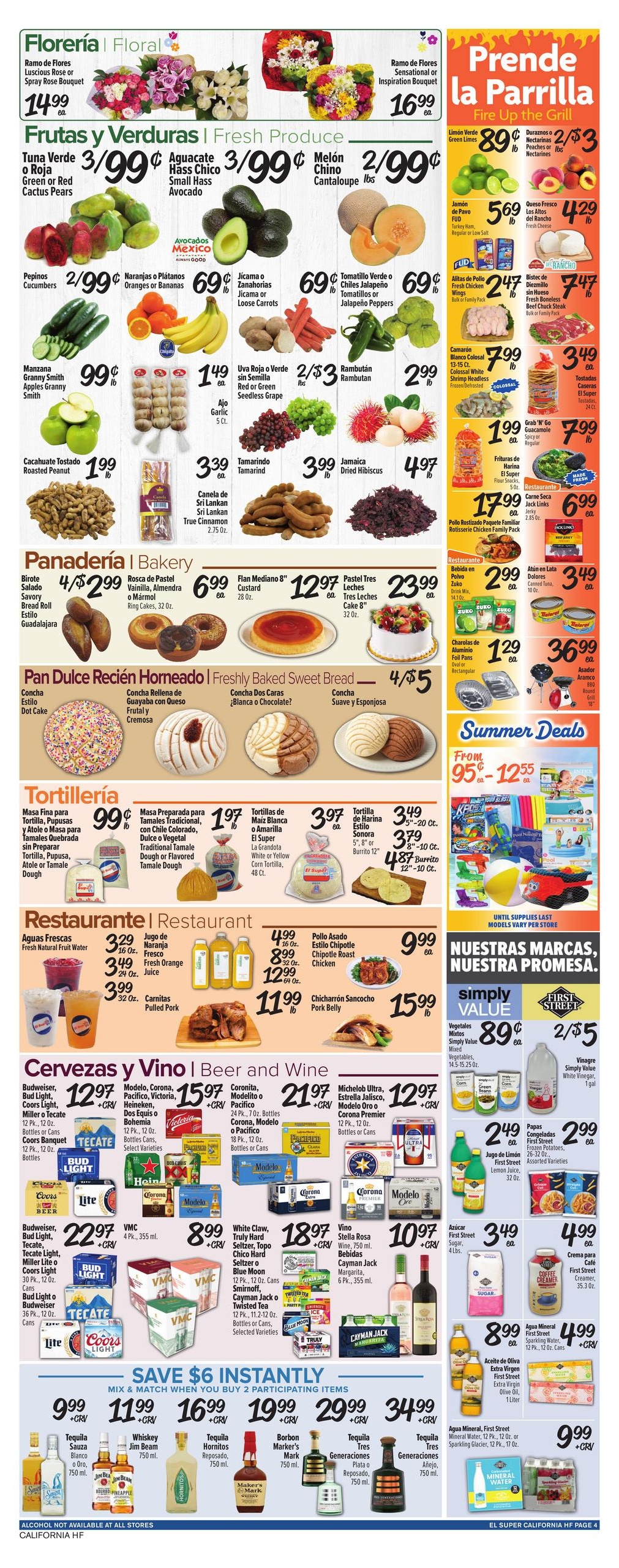 El Super (Adelanto Area, CA) Weekly Ad August 5 - 11, 2026