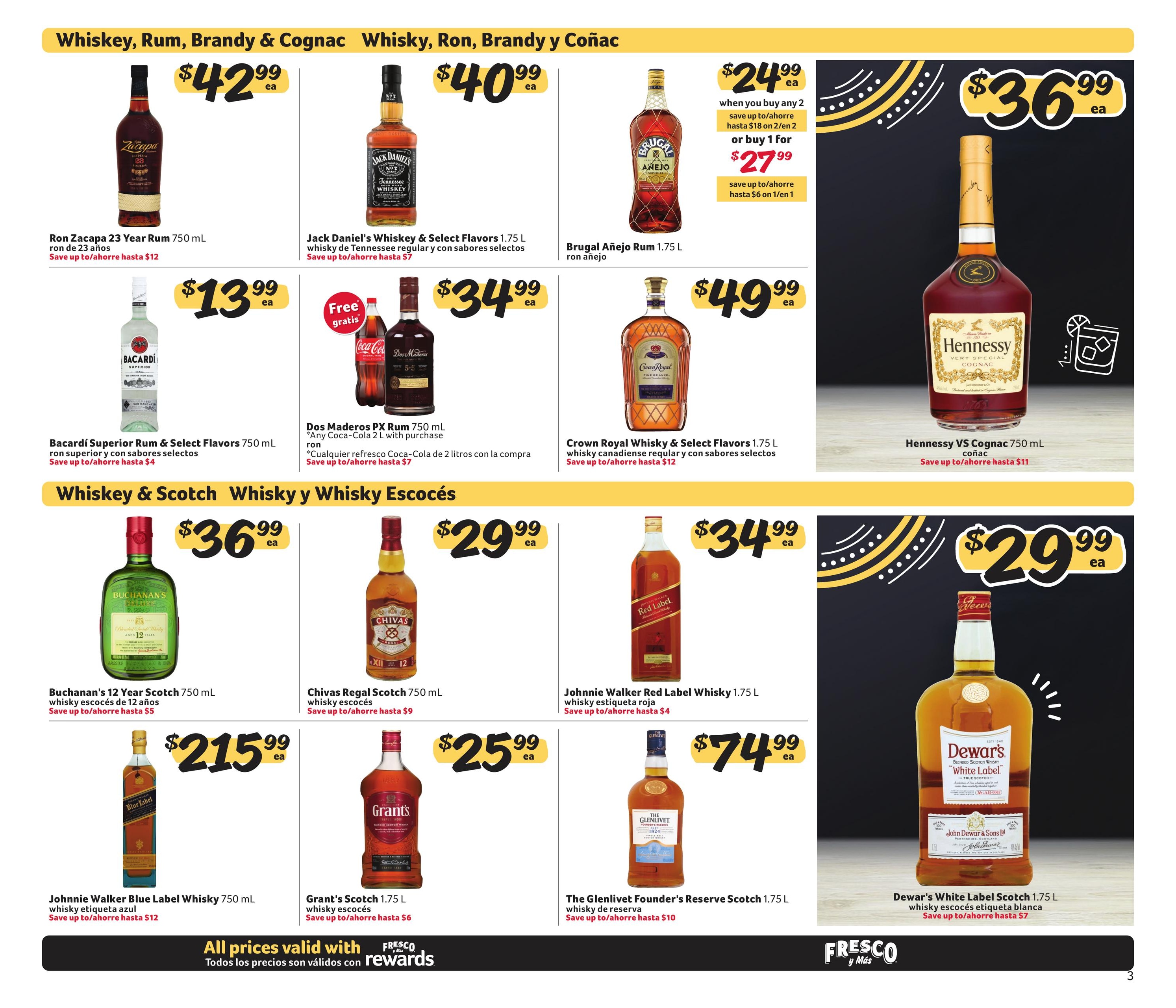Fresco Y Mas Alcohol Weekly Ad August 3 - 30, 2026