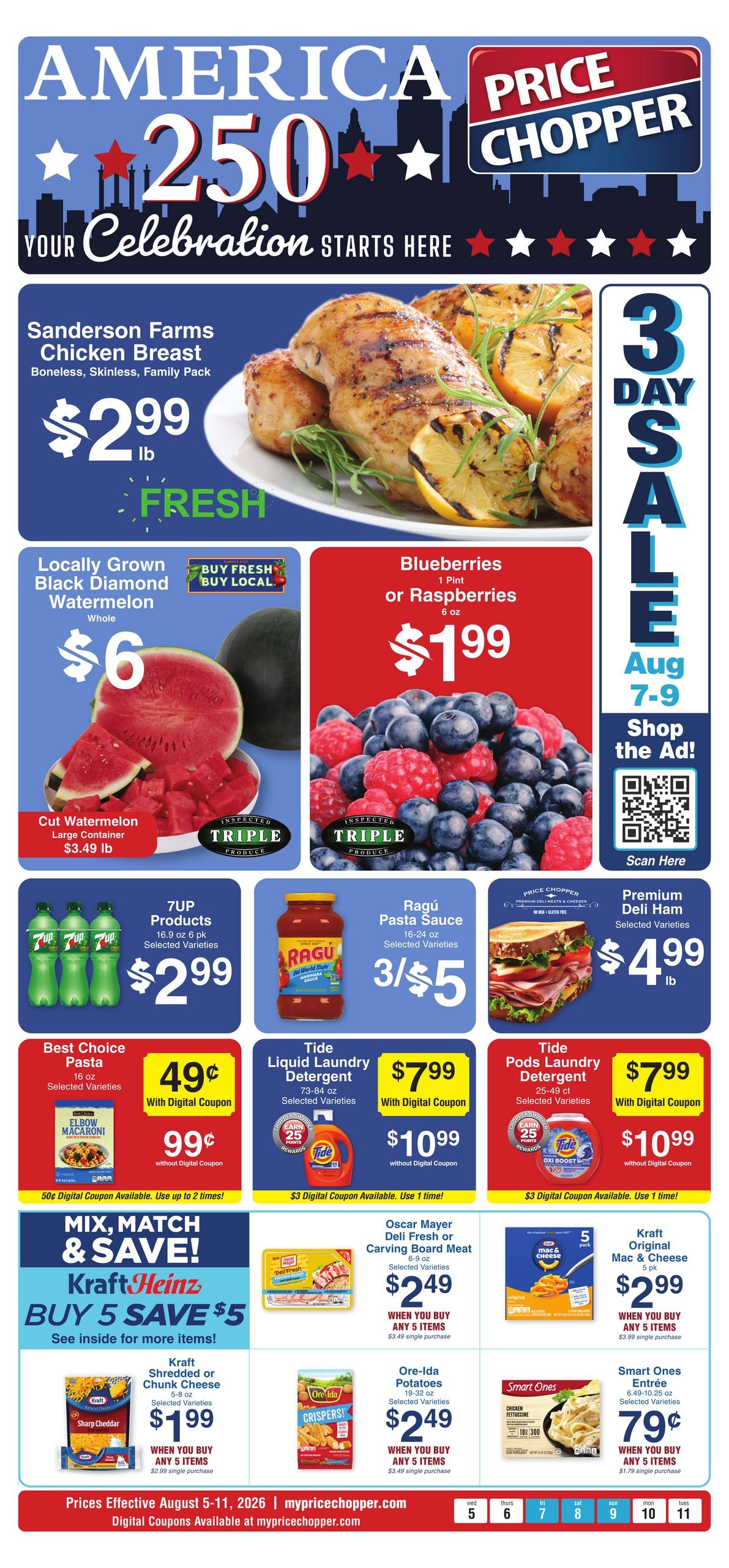 Price Chopper KC Weekly Ad August 5 - 11, 2026