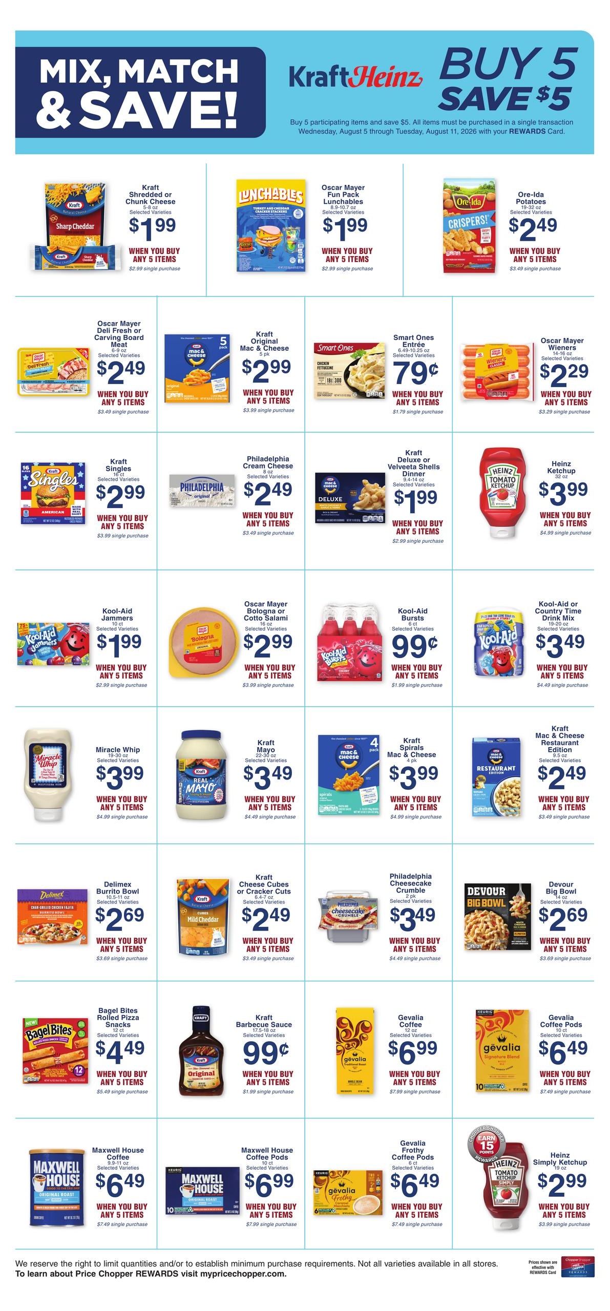 Price Chopper KC Weekly Ad August 5 - 11, 2026