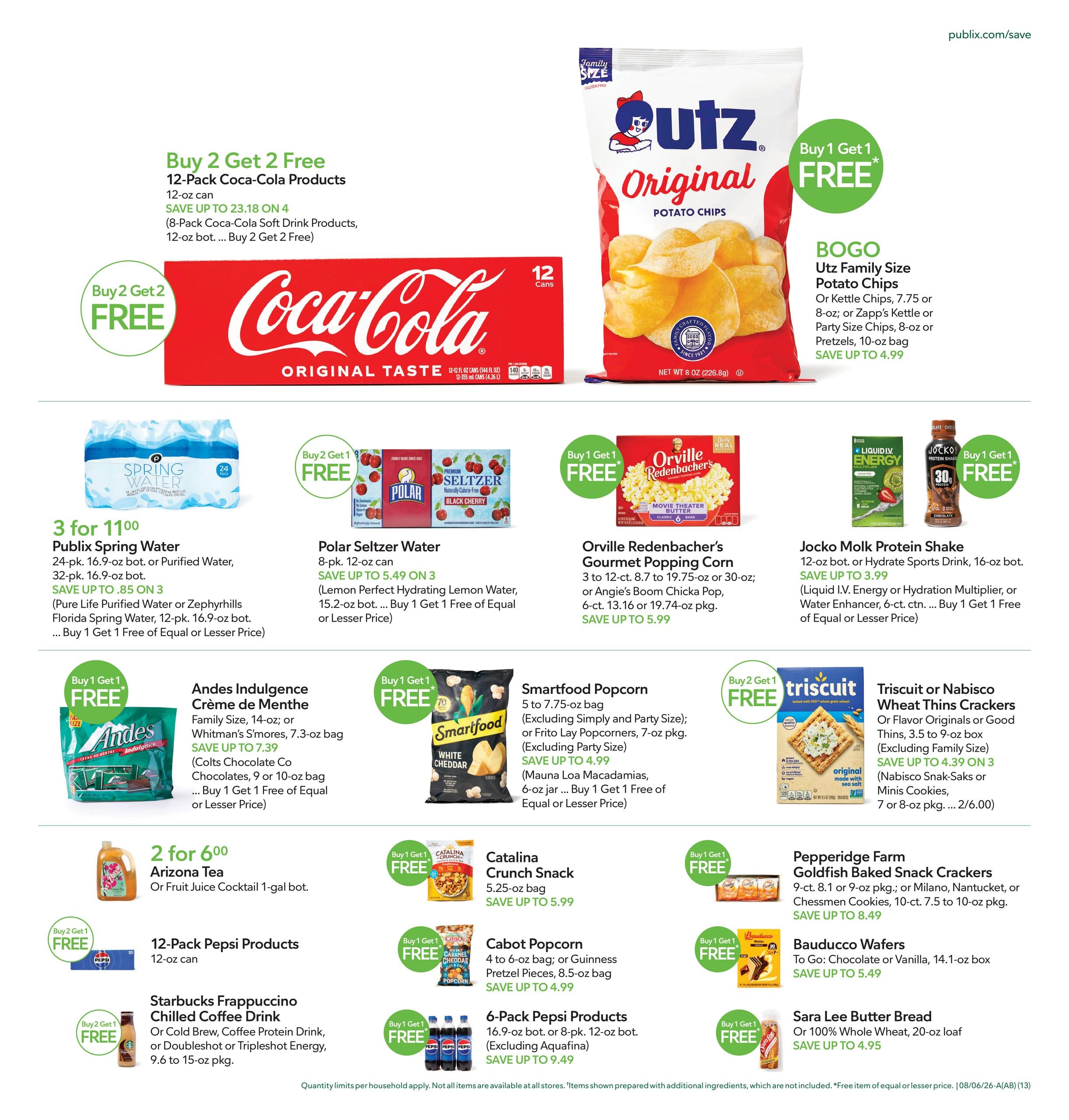 Publix (AL, GA) Weekly Ad August 5 - 11, 2026