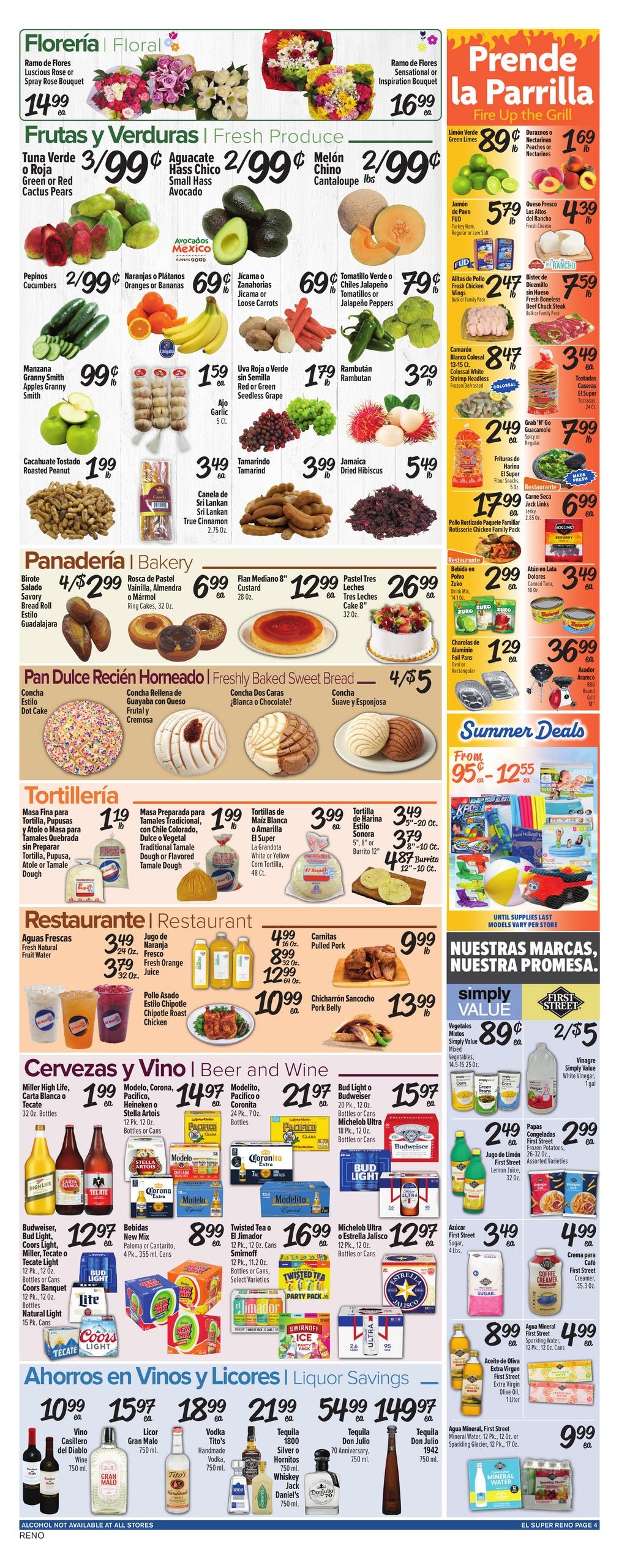 El Super (Sparks–Reno Area, CA–NV) Weekly Ad August 5 - 11, 2026