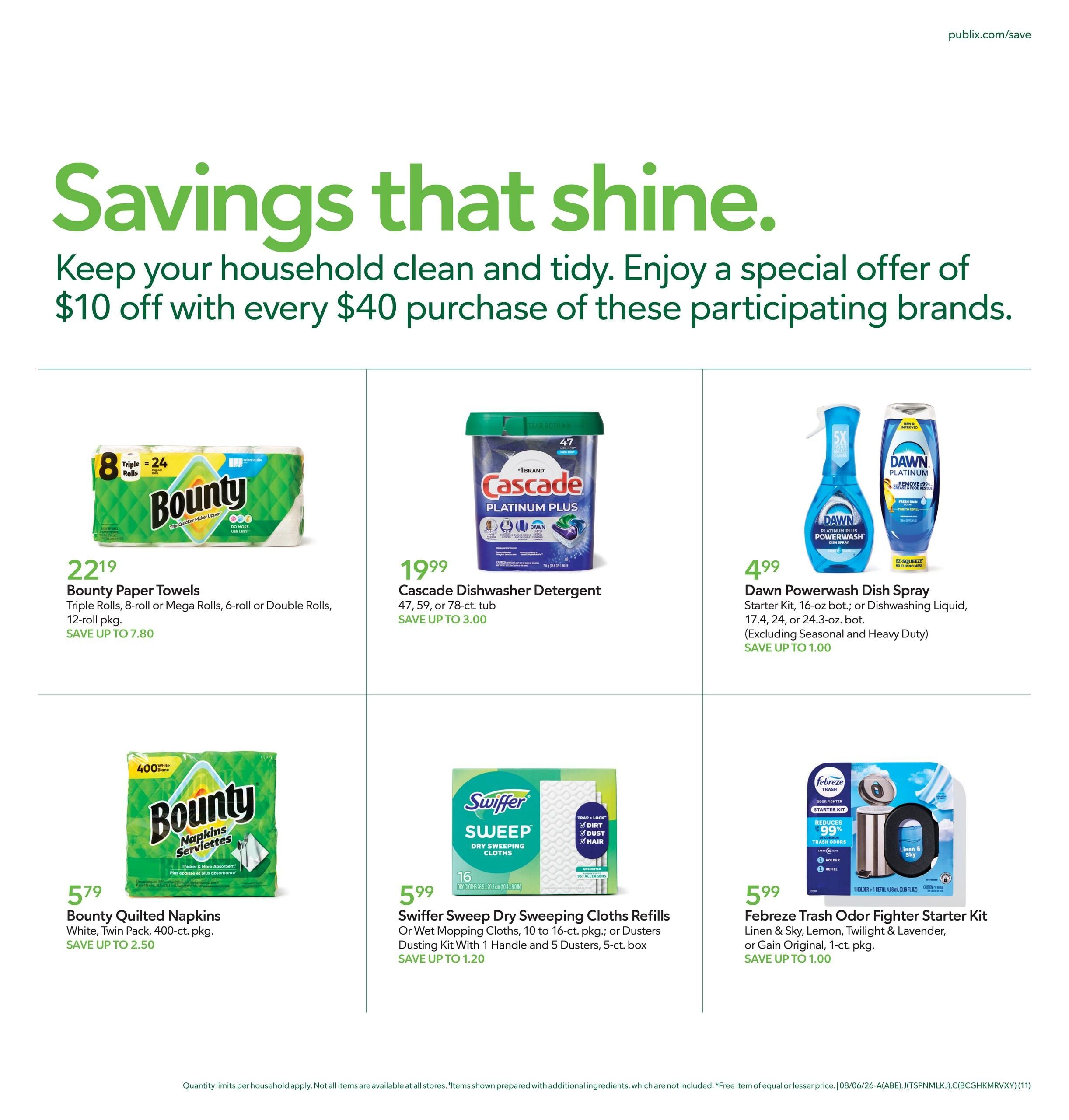 Publix (Augusta–Aiken Area, GA–SC) Weekly Ad August 5 - 11, 2026