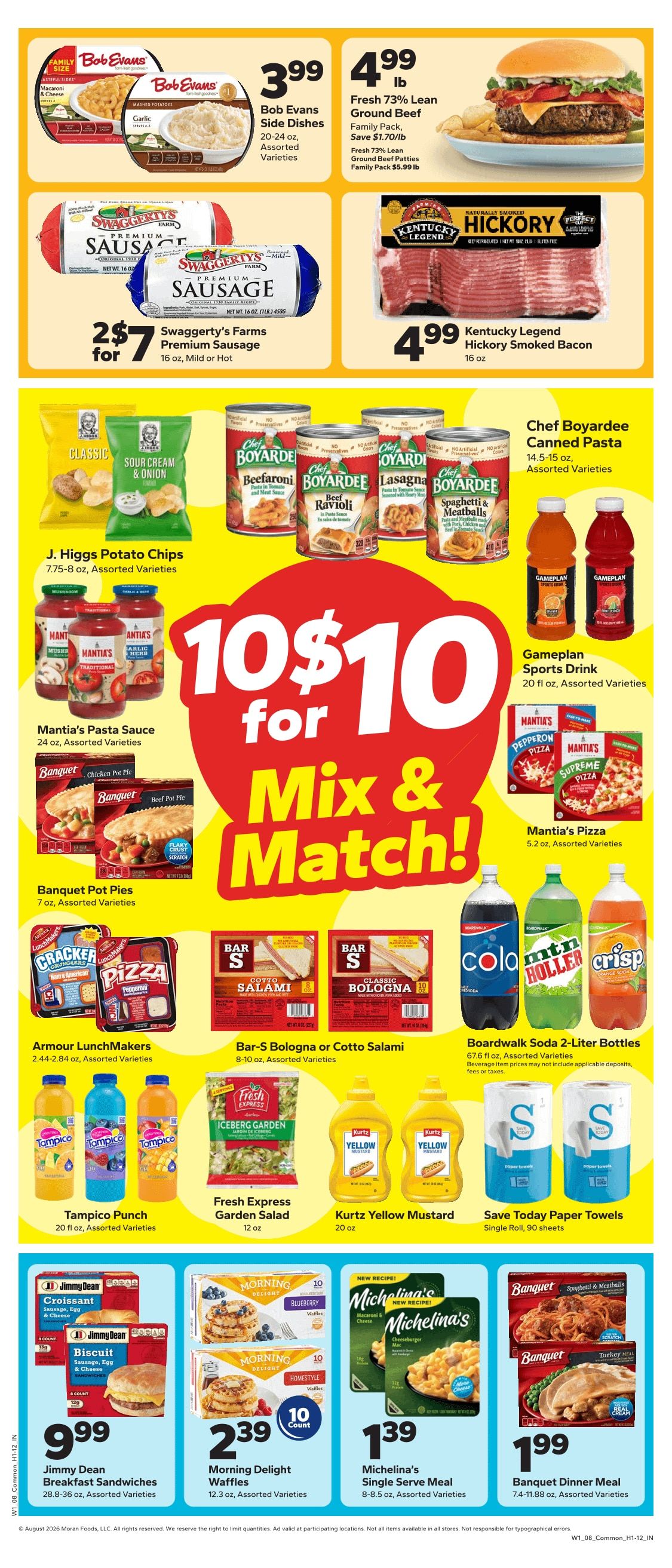 Save a Lot Food Stores (Murphy, NC) Weekly Ad August 5 - 11, 2026
