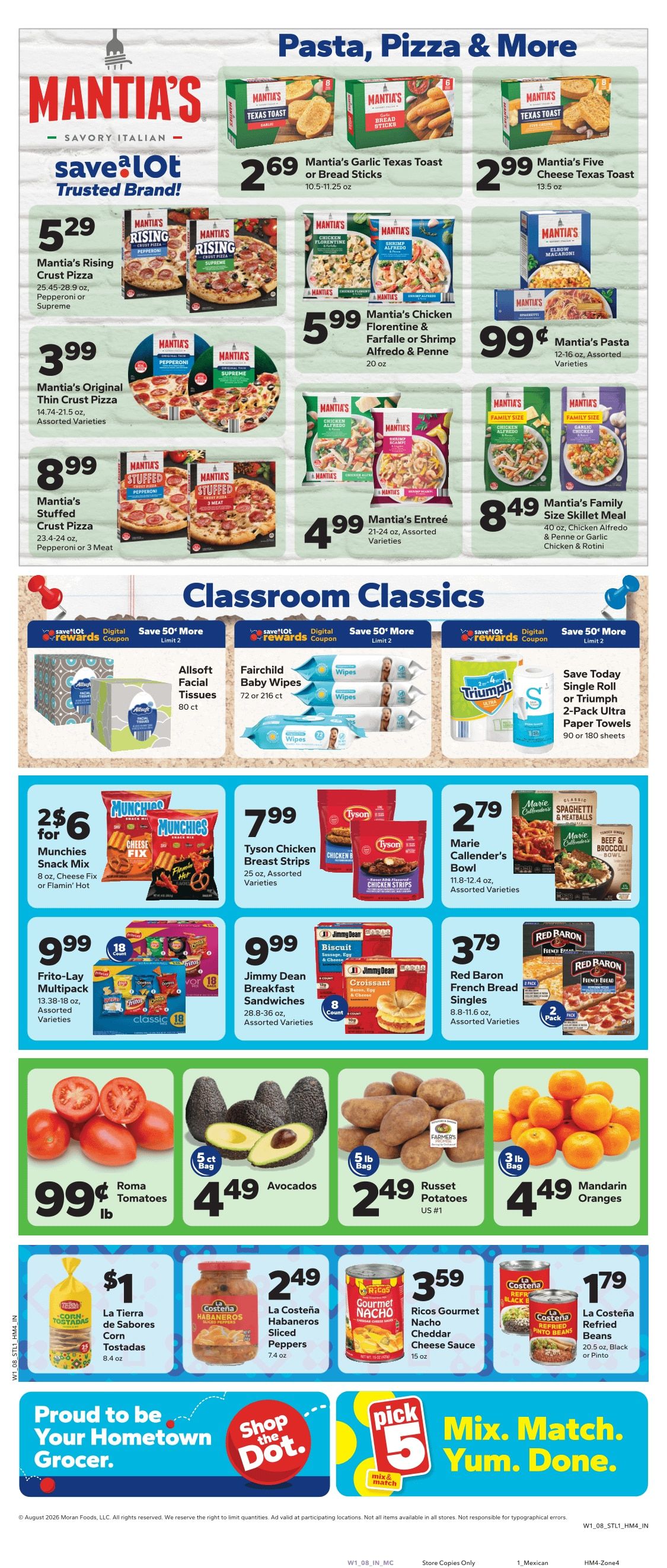 Save a Lot Food Stores (East St. Louis and other locations, IL) Weekly Ad August 5 - 11, 2026