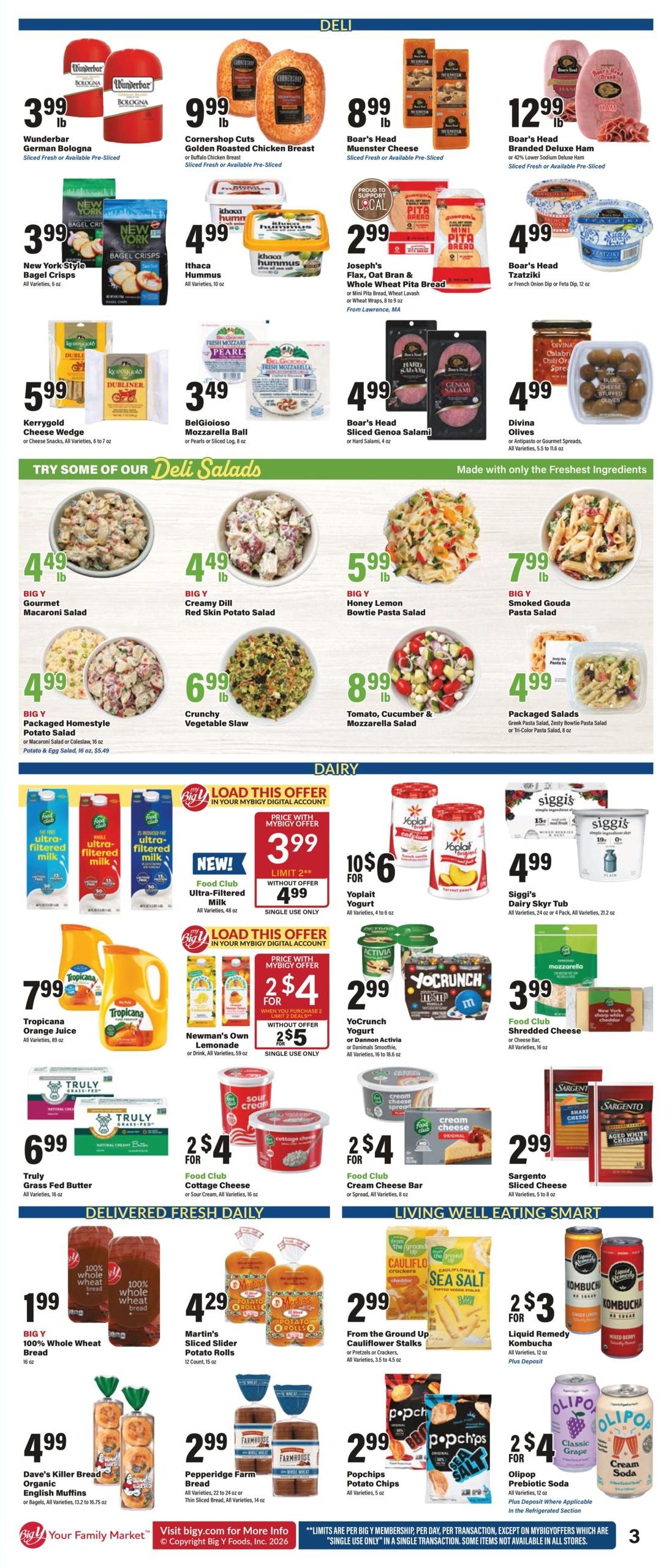 Big Y (MA, RI, VT) Weekly Ad August 6 - 12, 2026