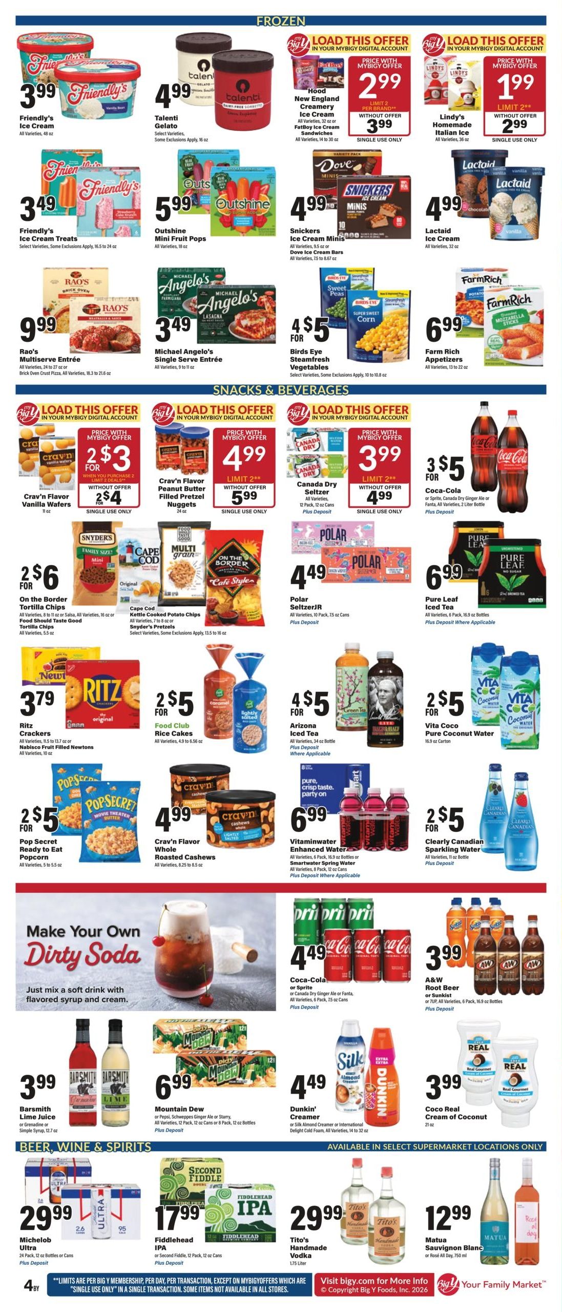 Big Y (MA, RI, VT) Weekly Ad August 6 - 12, 2026