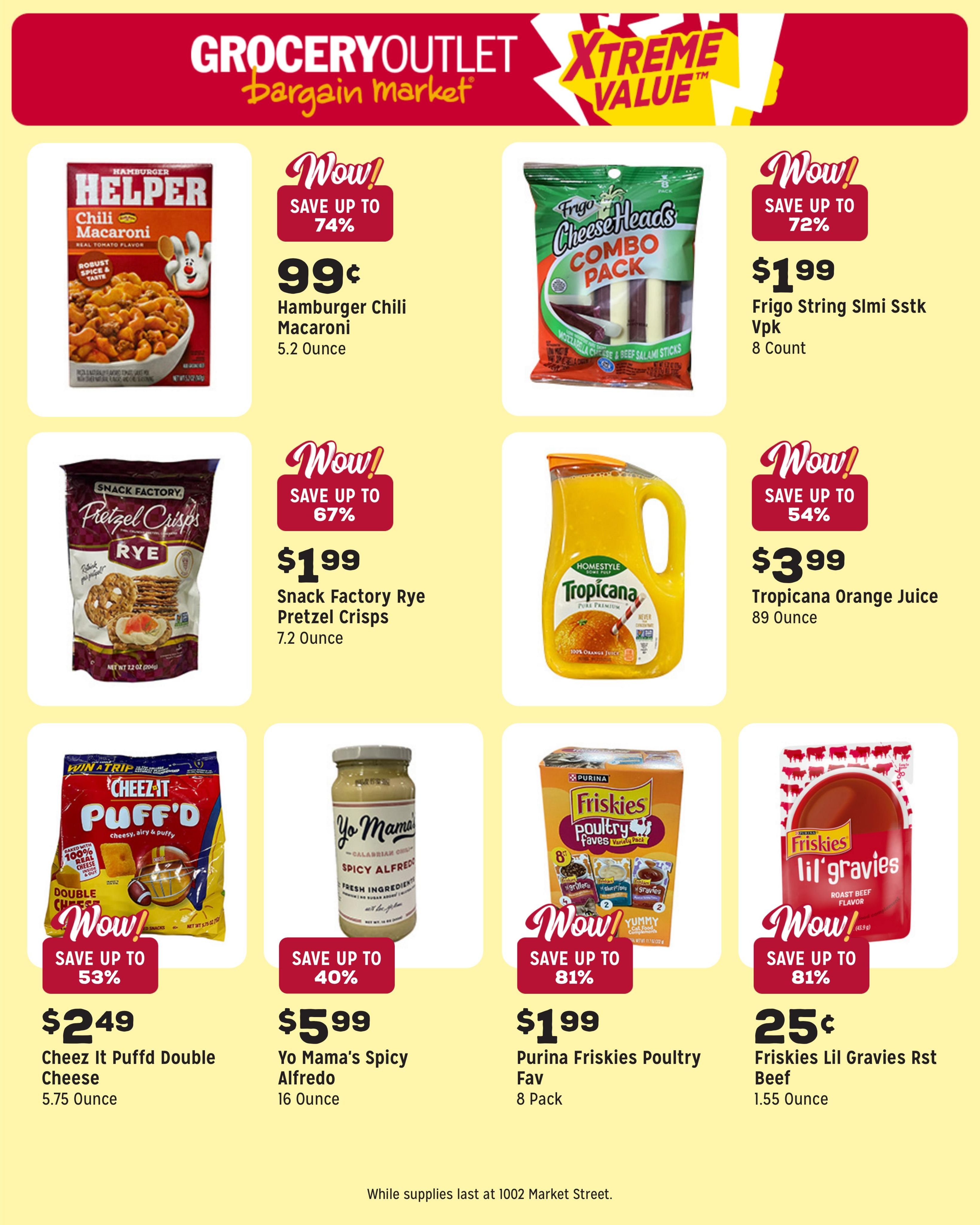 Grocery Outlet (San Diego Area, CA) Weekly Ad August 5 - 11, 2026