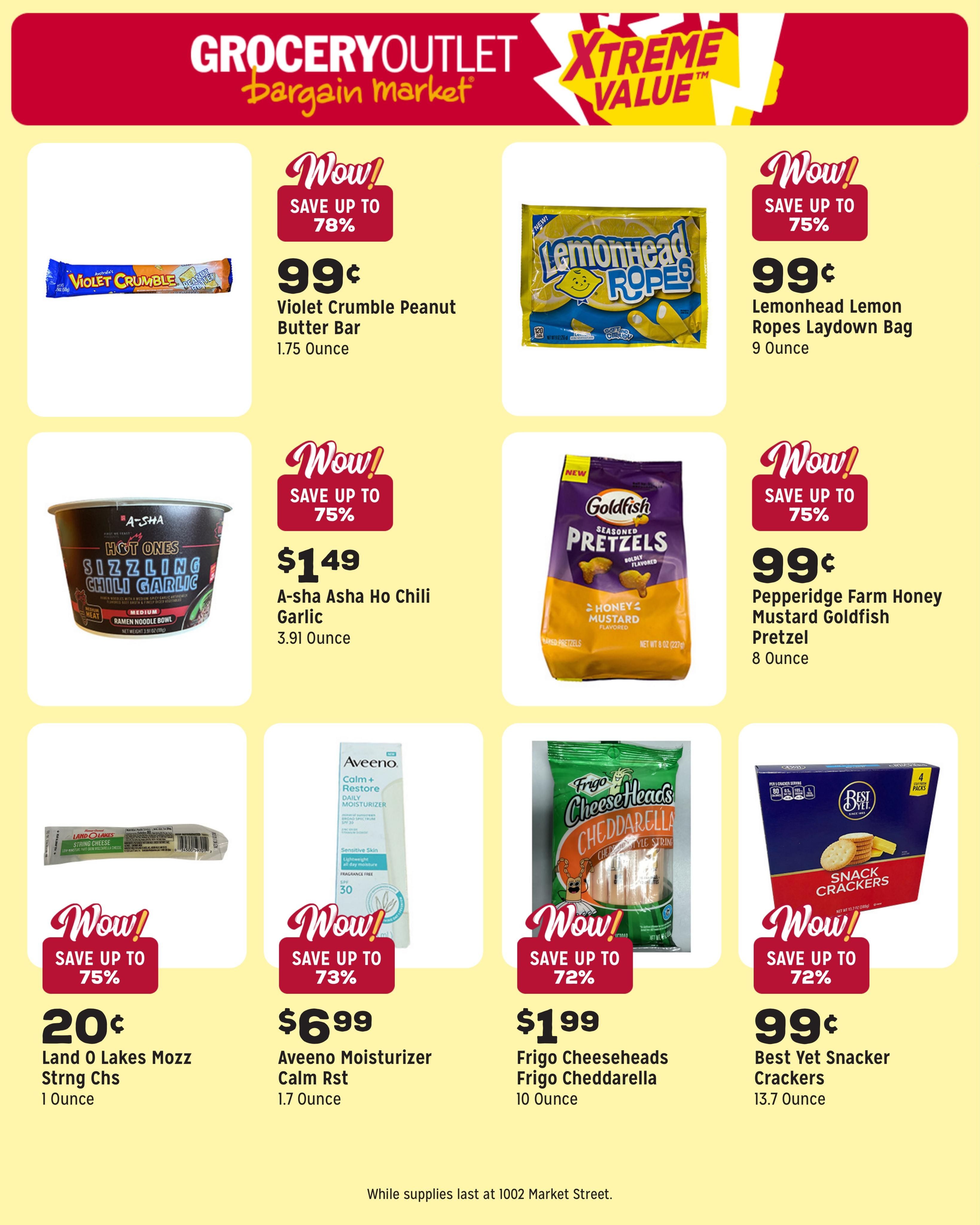 Grocery Outlet (San Diego Area, CA) Weekly Ad August 5 - 11, 2026