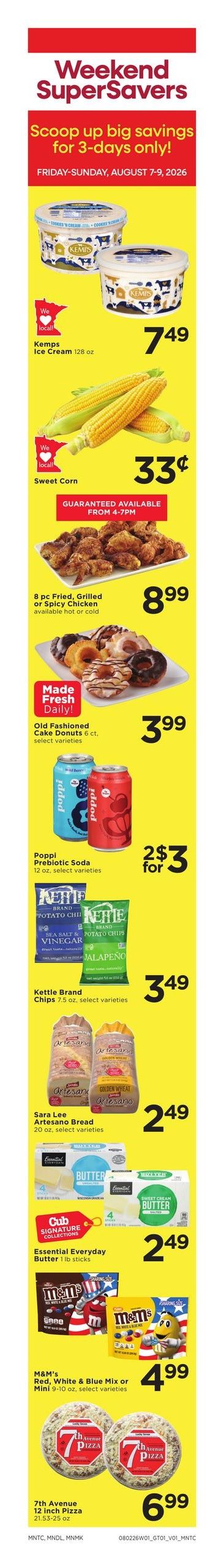 Cub Foods (MN) Weekly Savings Weekly Ad August 5 - 11, 2026
