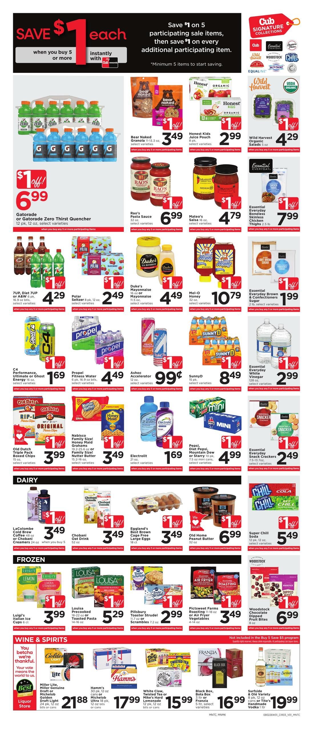 Cub Foods (MN) Weekly Savings Weekly Ad August 5 - 11, 2026