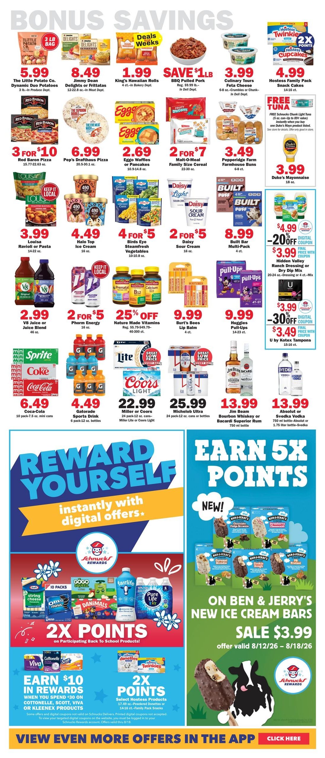 Schnucks (Jefferson City–Westphalia Area, MO) Weekly Print Weekly Ad August 12 - 18, 2026