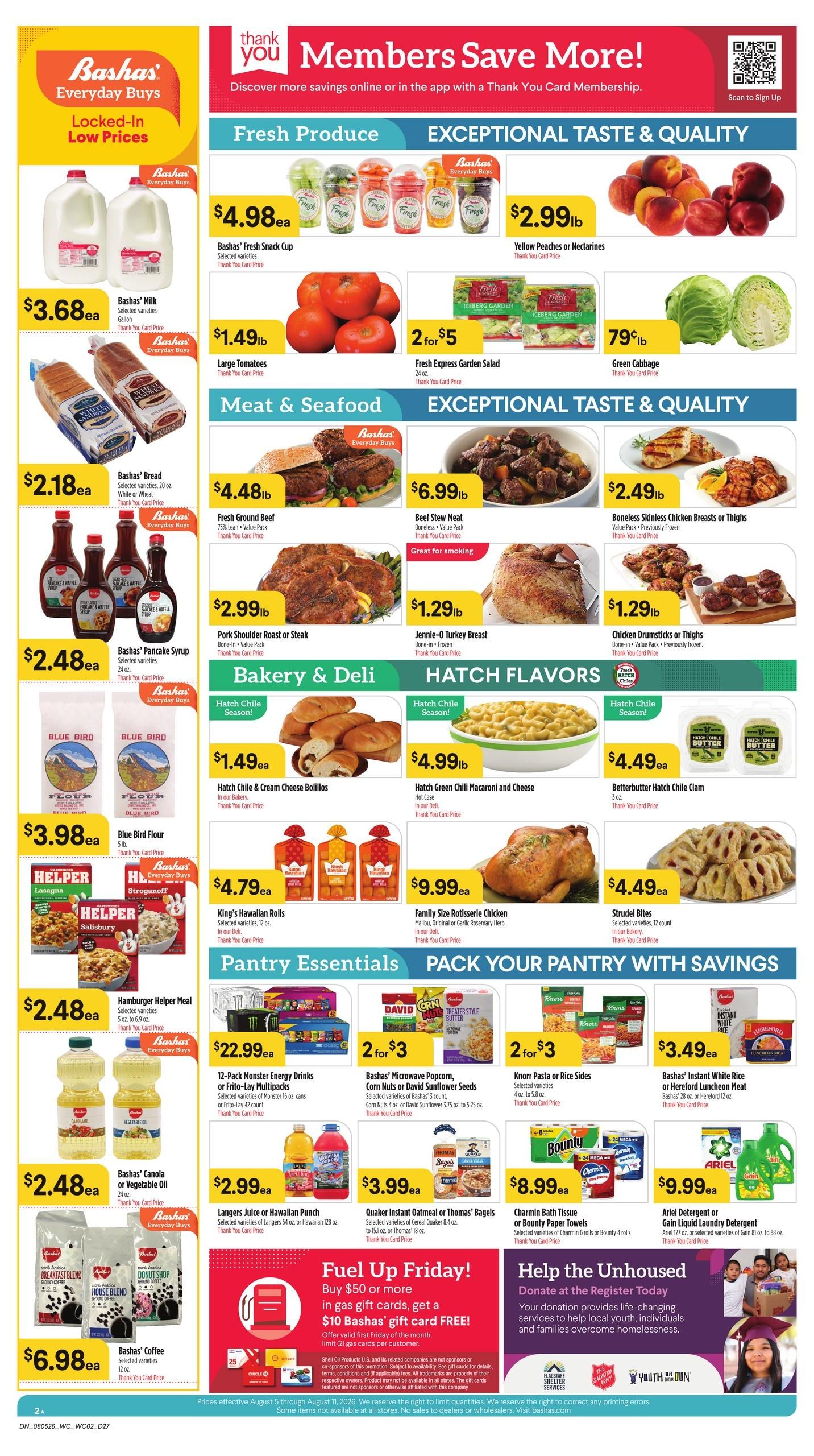 Bashas' (Cibecue Area, AZ) Weekly Ad August 5 - 11, 2026